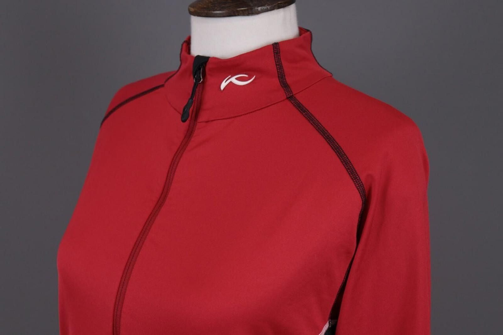 KJUS Mens Kjus Red High Neck 1/4 Zip Activewear Sweater Size 52 L Size US L / EU 52-54 / 3 - 11 Thumbnail