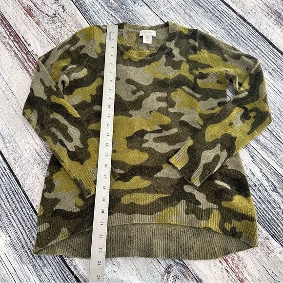 Other Oats Cashmere Camo Print Sweater 100% Cashmere Sweater Size XS / US 0-2 / IT 36-38 - 7 Thumbnail