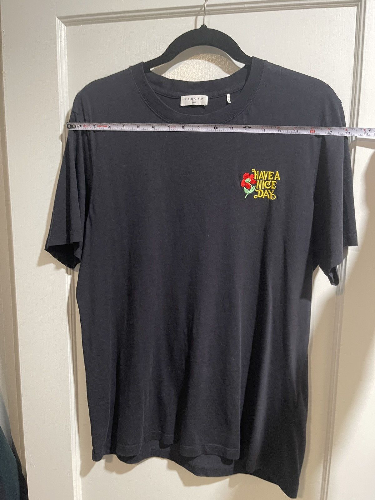 Sandro Sandro Paris Have A Nice Day Shirt Size US XL / EU 56 / 4 - 11 Thumbnail
