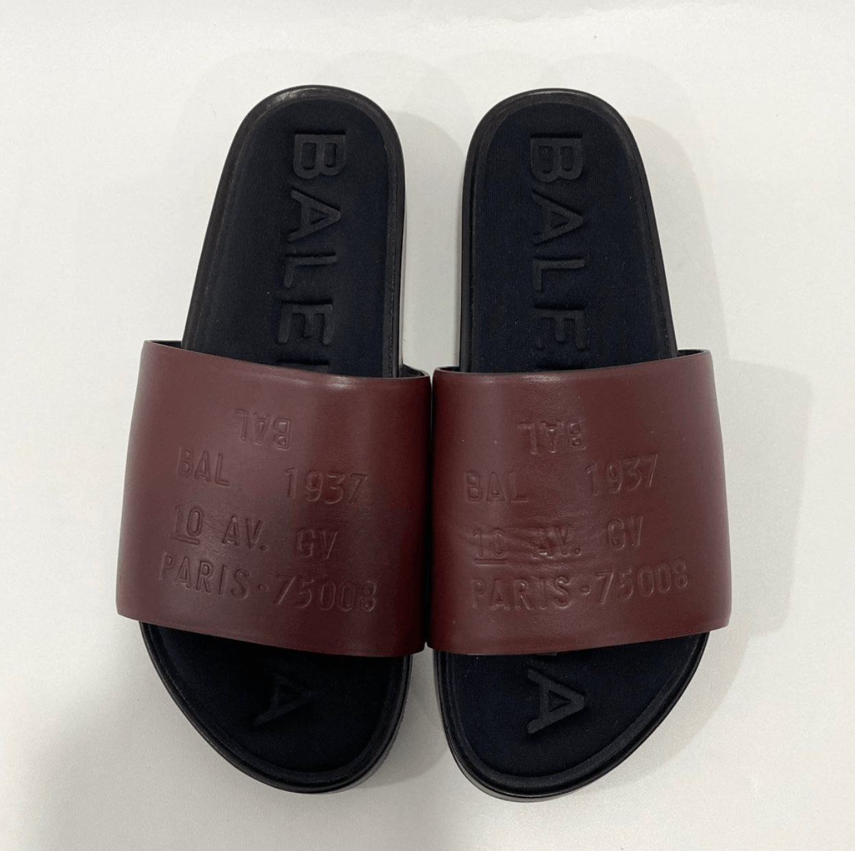 Balenciaga Auth Balenciaga Classic Burgundy Puffer Slides Sandals EU 39 Size US 8.5 / IT 38.5 - 1 Thumbnail