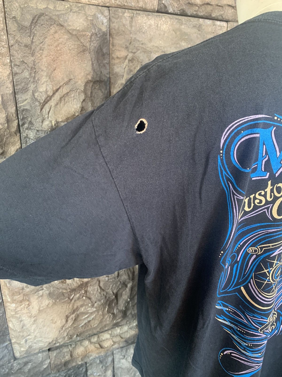 Vintage Vintage Mooneyes Custom Cycle Shop T shirt Size US XL / EU 56 / 4 - 3 Thumbnail