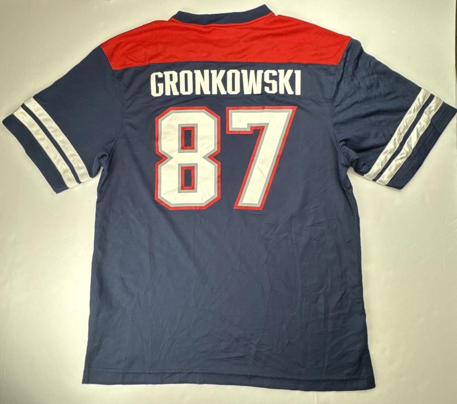 Other NFL Team Apparel Rob Gronkowski Patriots 87 Jersey Shirt Lrg Size US L / EU 52-54 / 3 - 2 Thumbnail