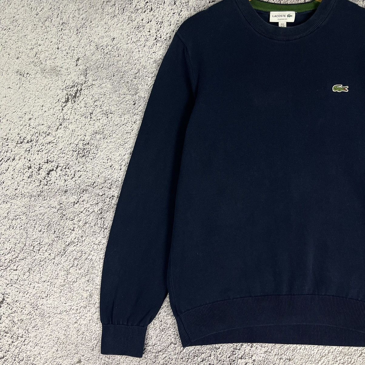 Lacoste × Vintage 🦎 VINTAGE 🦎 Lacoste dark blue Sweatshirt sweater Size US M / EU 48-50 / 2 - 5 Thumbnail