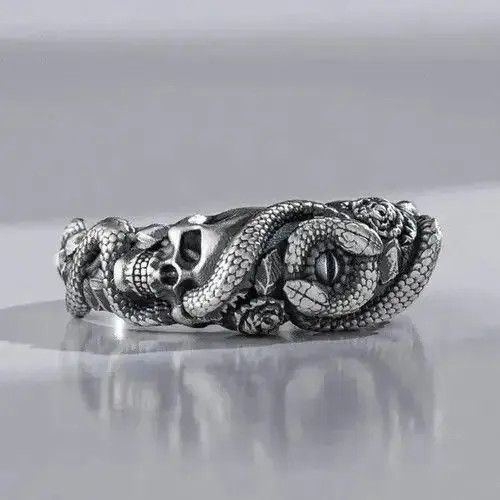 Jewelry Satan Ring ( Size 7 to 13 ) Size ONE SIZE - 2 Thumbnail