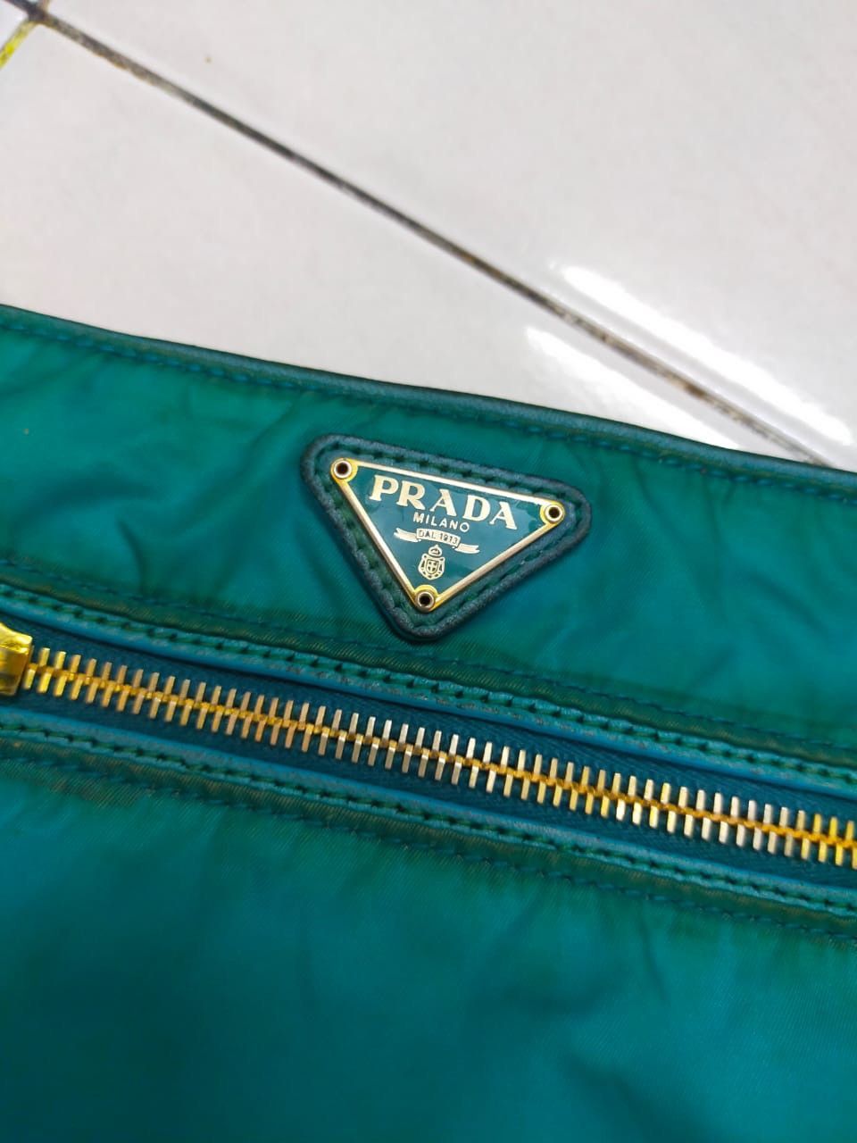 Prada Authentic Prada Shoulder bag Turquoise Size ONE SIZE - 9 Thumbnail