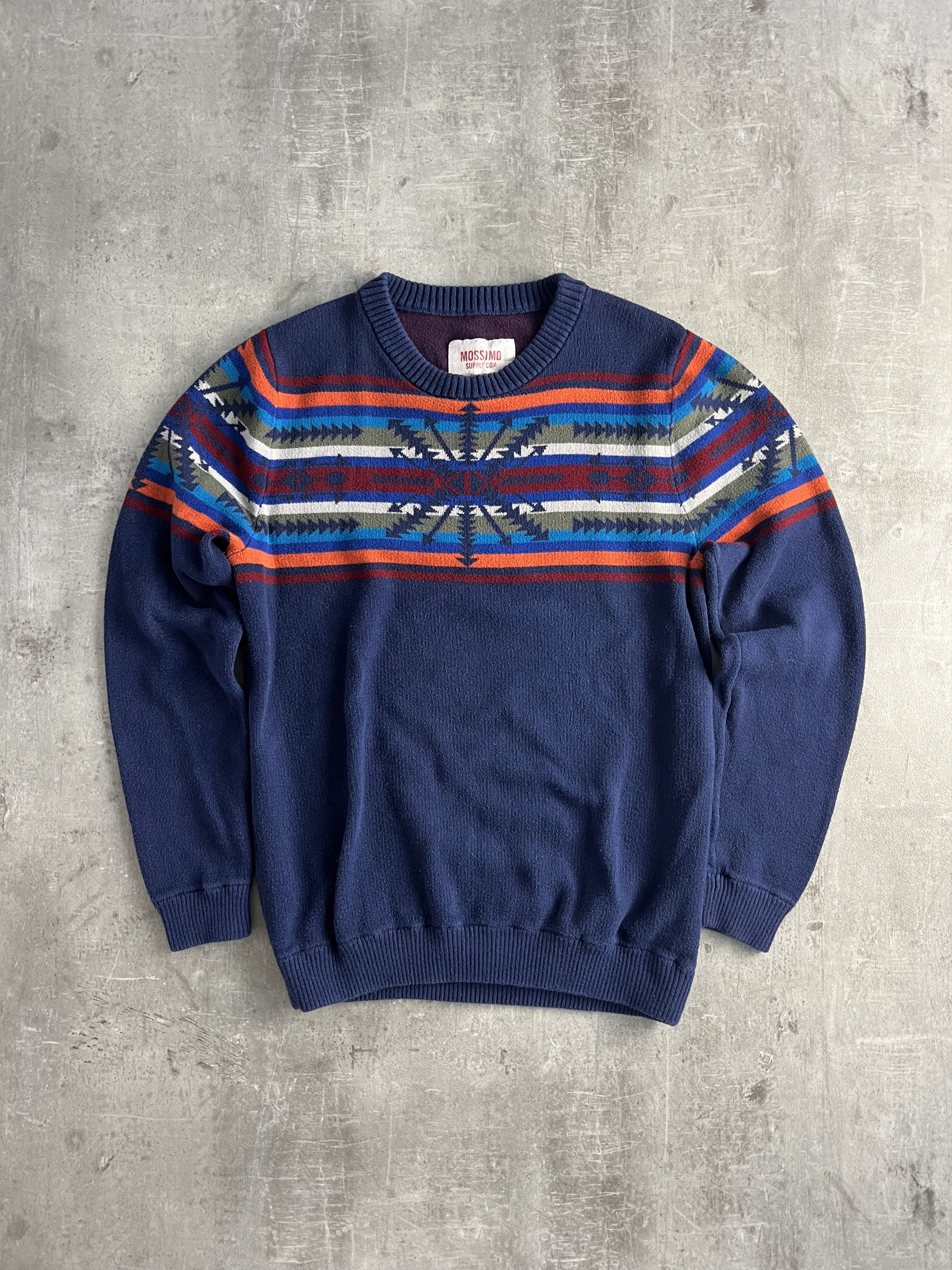 Vintage VINTAGE AZTEC PATTERN KNIT BLUE MEDIUM Size US M / EU 48-50 / 2 - 1 Thumbnail