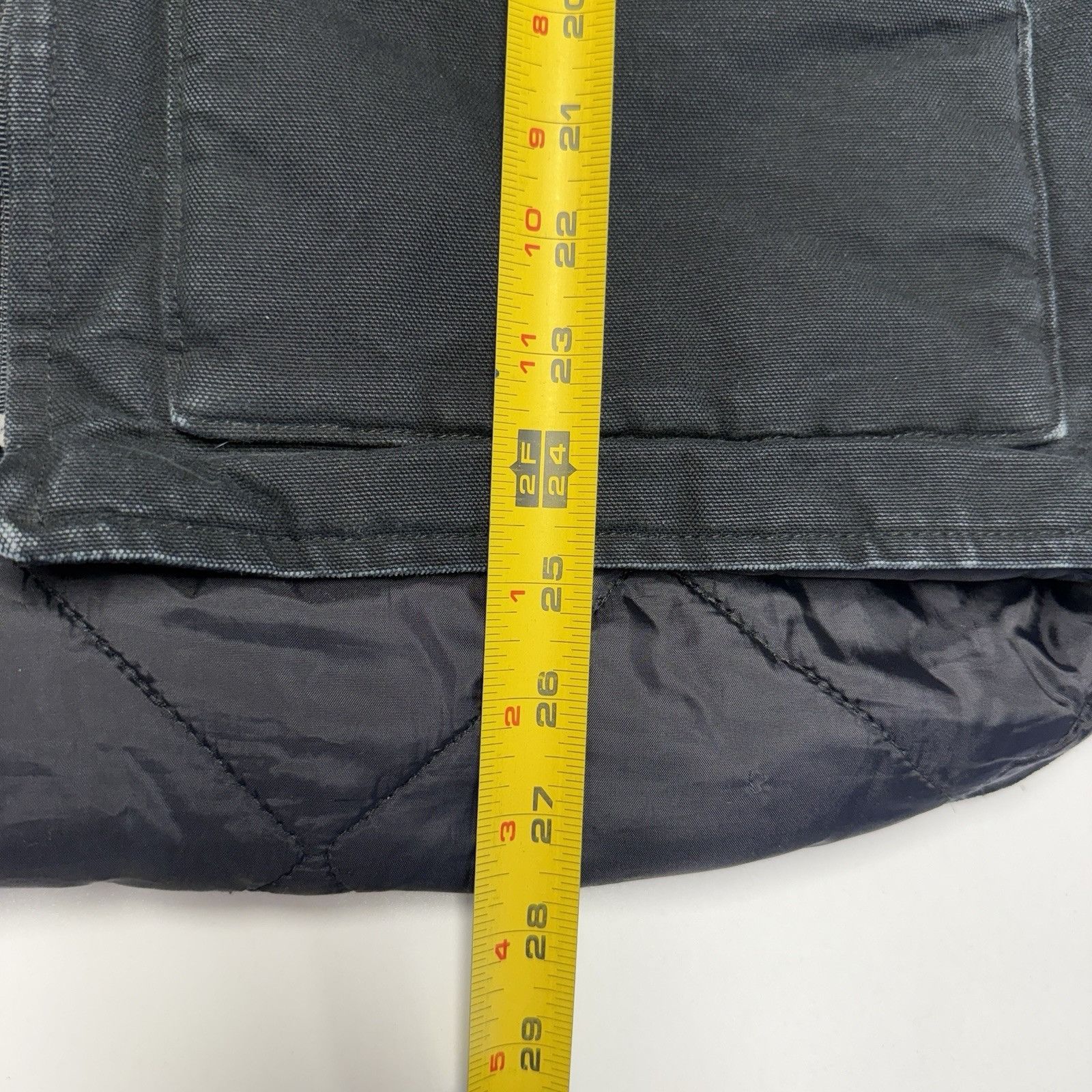 Carhartt Carhartt Vest Mens XL V01 Blk Canvas Quilted Lined Workwear Size US XL / EU 56 / 4 - 10 Thumbnail