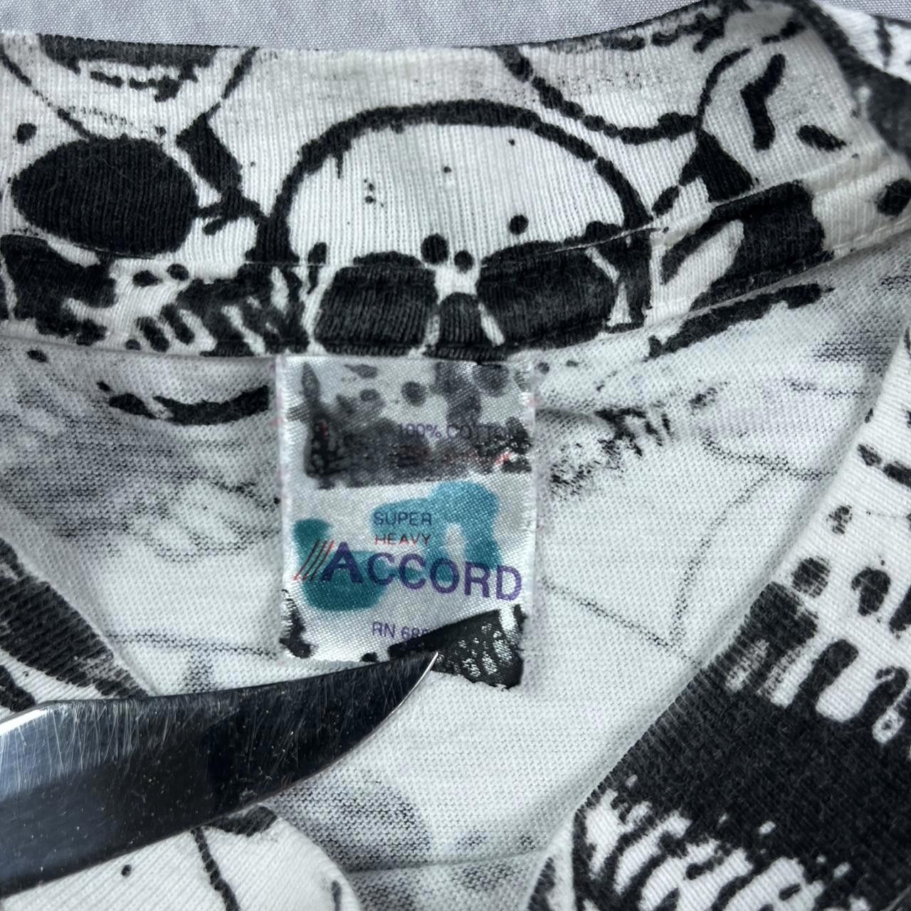 Designer vintage 90s skulls shirt Size US L / EU 52-54 / 3 - 3 Thumbnail