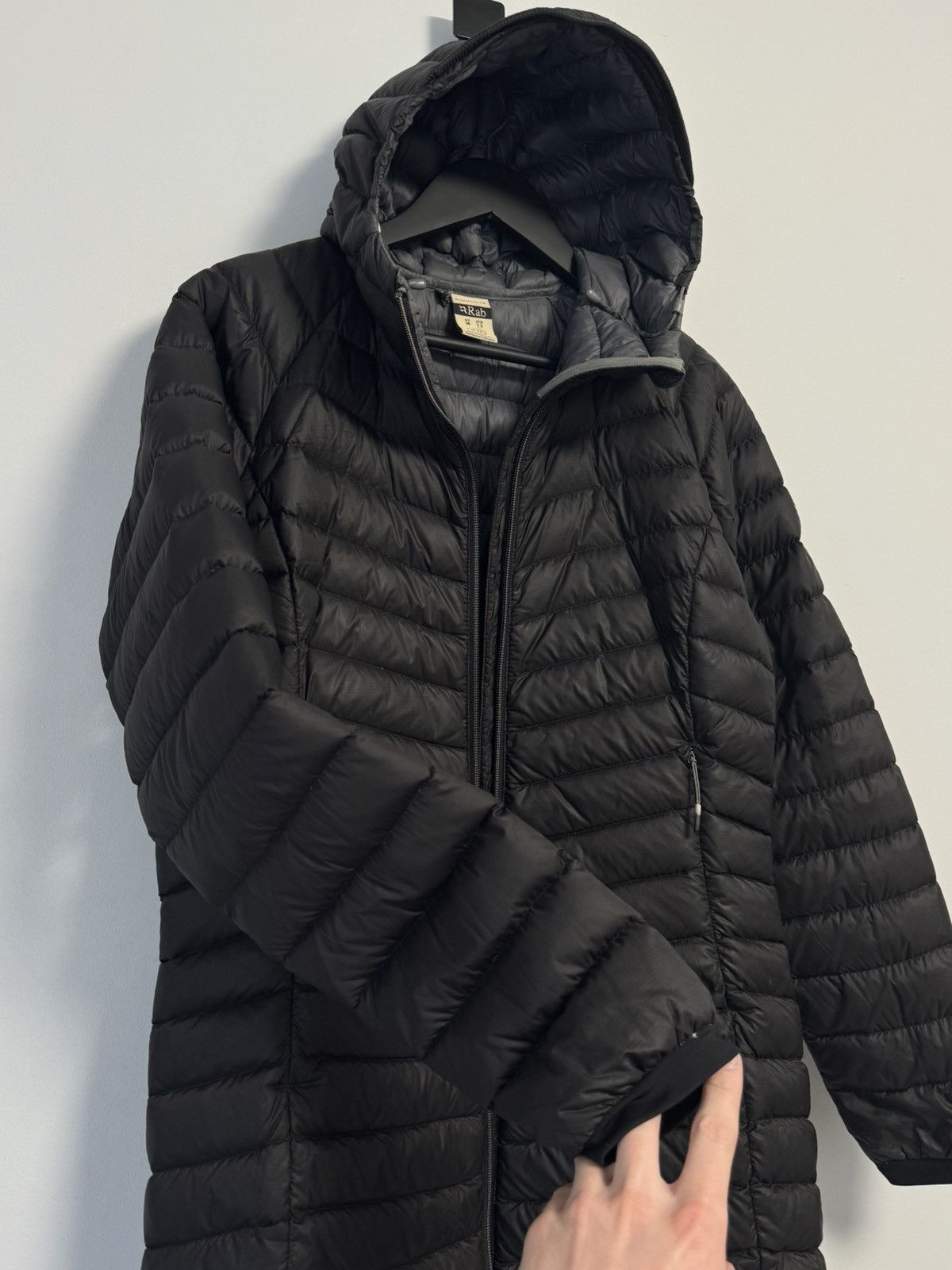 Rab Rab Jacket Microlight Parka Puffer Hooded Down Coat Pertex Size M / US 6-8 / IT 42-44 - 11 Thumbnail