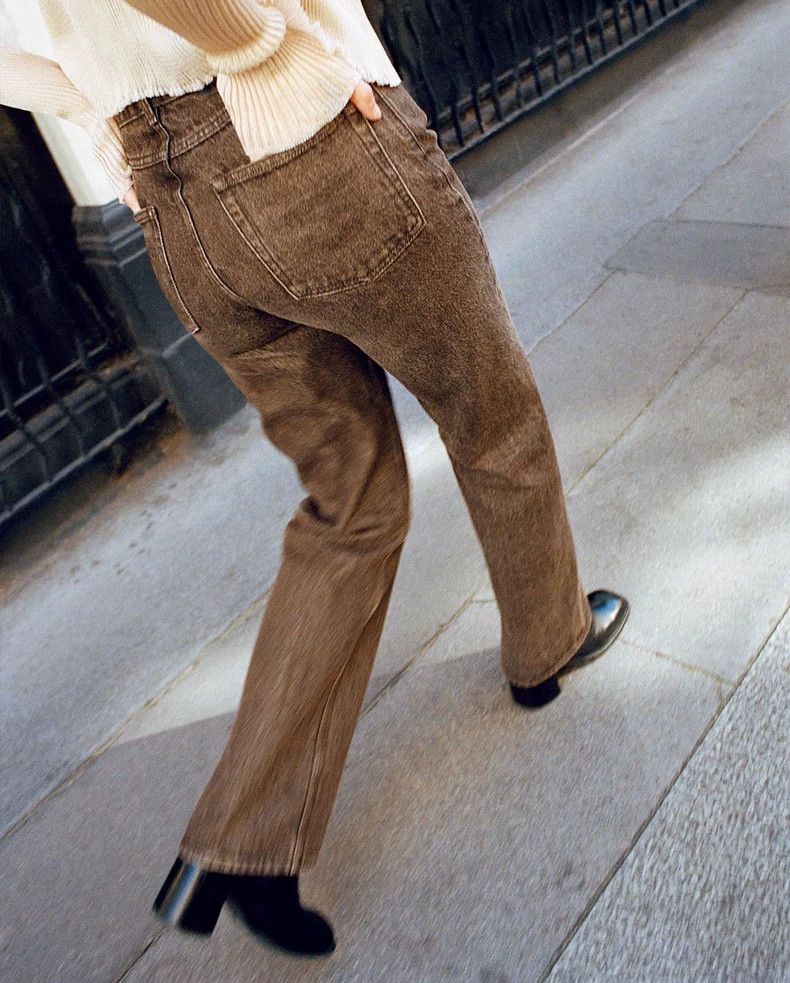Our Legacy Our Legacy Light brown maroon straight jeans Size US 26 / EU 42 - 4 Thumbnail