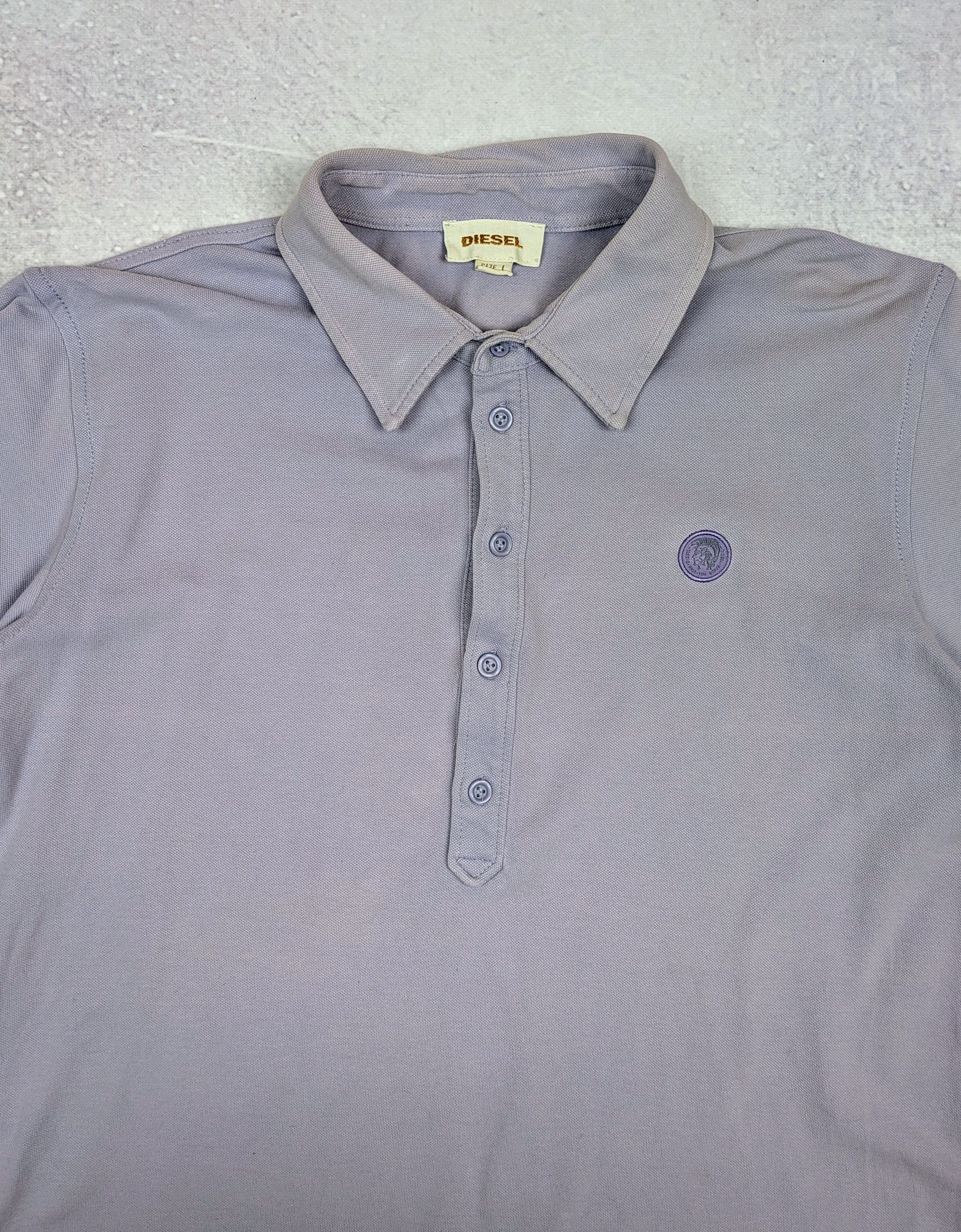 Diesel Diesel Vintage Y2K Polo Shirt Punk Logo Size L Women Size L / US 10 / IT 46 - 5 Thumbnail