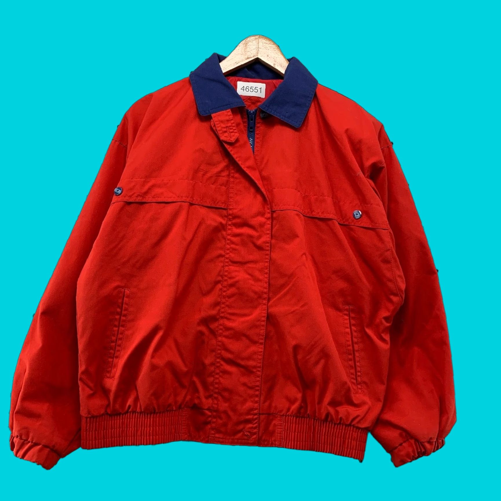 Vintage VINTAGE Sergio Valente Jacket Mens S Red Back Button Hong Kong Size US S / EU 44-46 / 1 - 1 Thumbnail