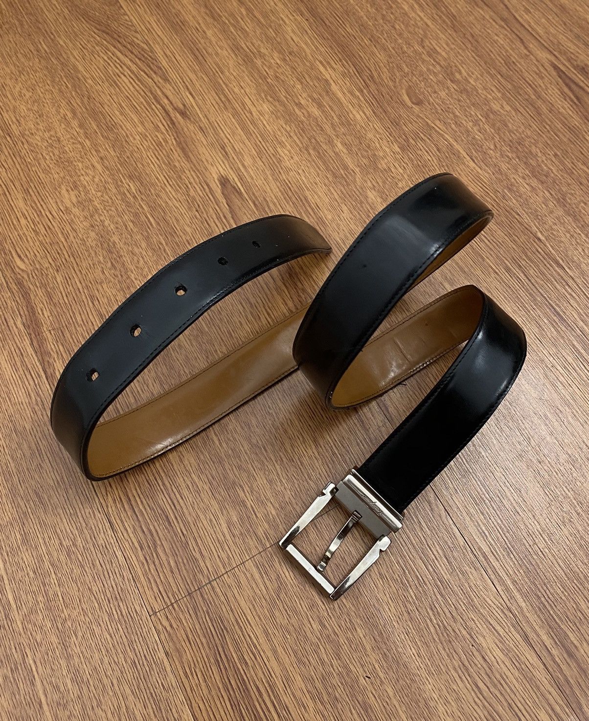 Salvatore Ferragamo Salvatore Ferragamo Reversible lether belt Size ONE SIZE - 1 Thumbnail
