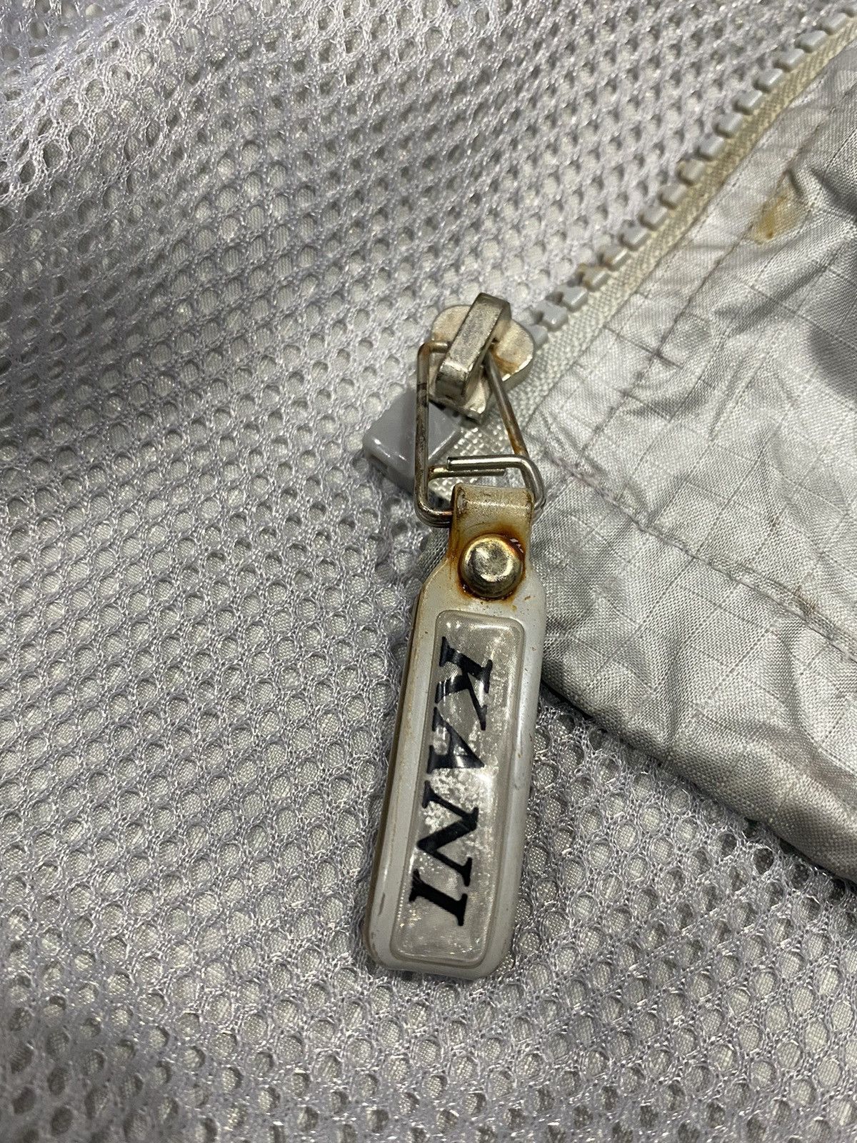 Vintage Rare KARL KANI Side Tape Light Zipper Jacket Hoodie (L) Size US L / EU 52-54 / 3 - 16 Thumbnail