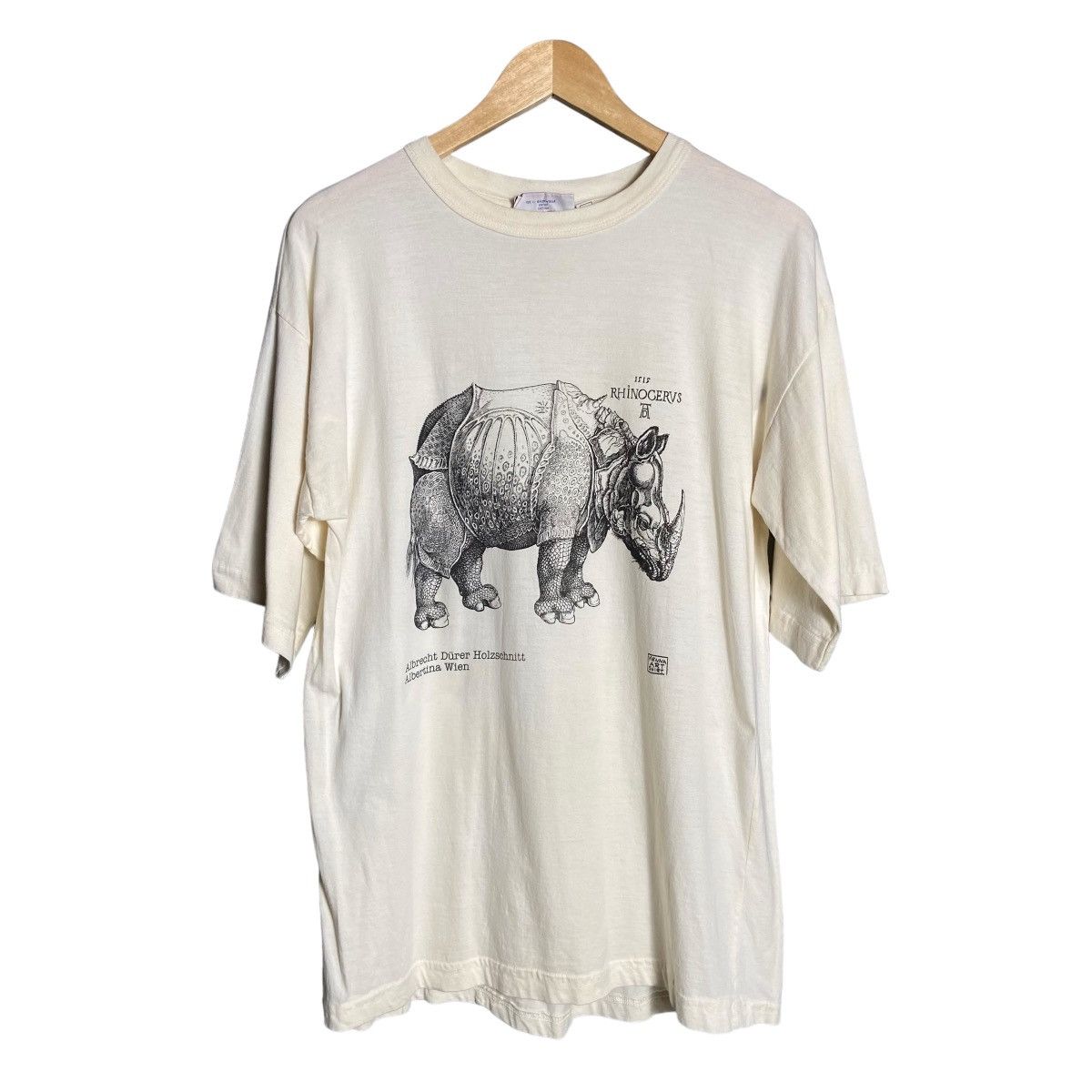Vintage Vintage 90s Rhinoceros Vienna Art T-Shirt Size US XL / EU 56 / 4 - 2 Thumbnail