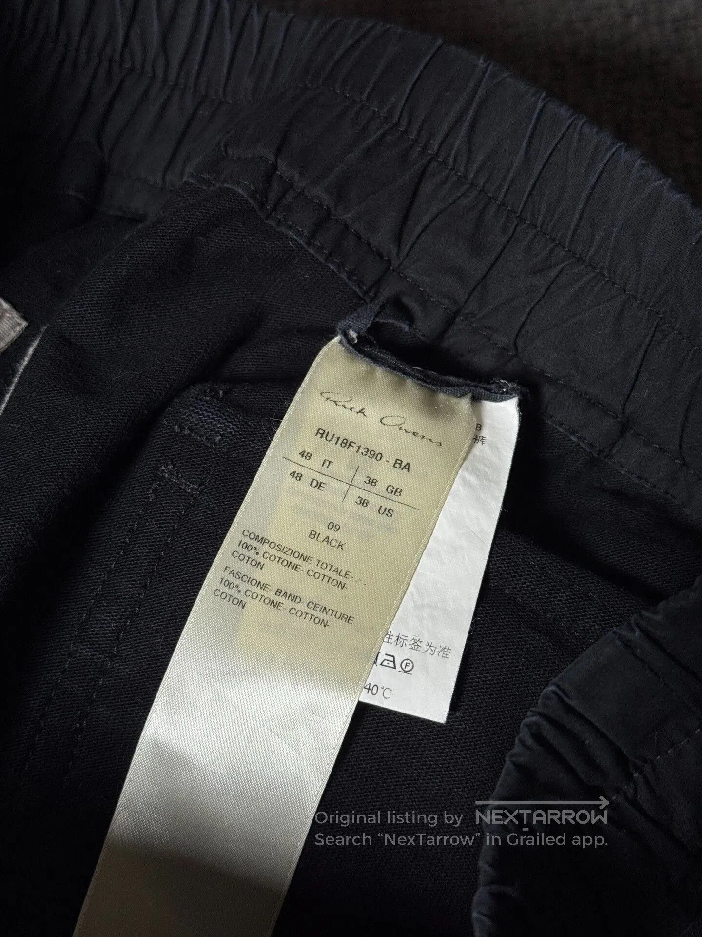 Rick Owens rick owens multi-pocket drawstring cargo pants. Size US 38 / EU 54 - 9 Thumbnail