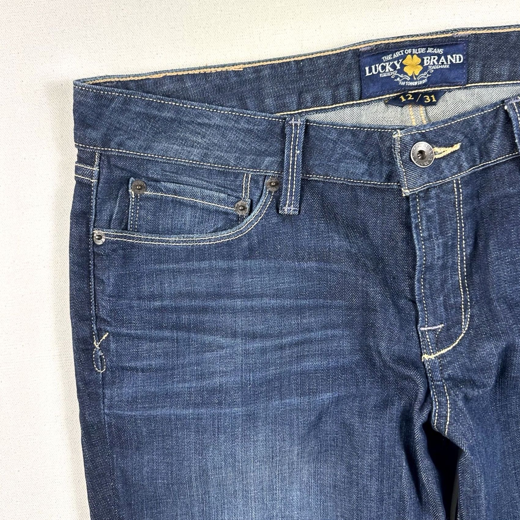 Lucky Brand Lucky Brand Lola Skinny Jeans Womens 12 Dark Blue Jeans Size 34" / US 12 / IT 48 - 5 Thumbnail