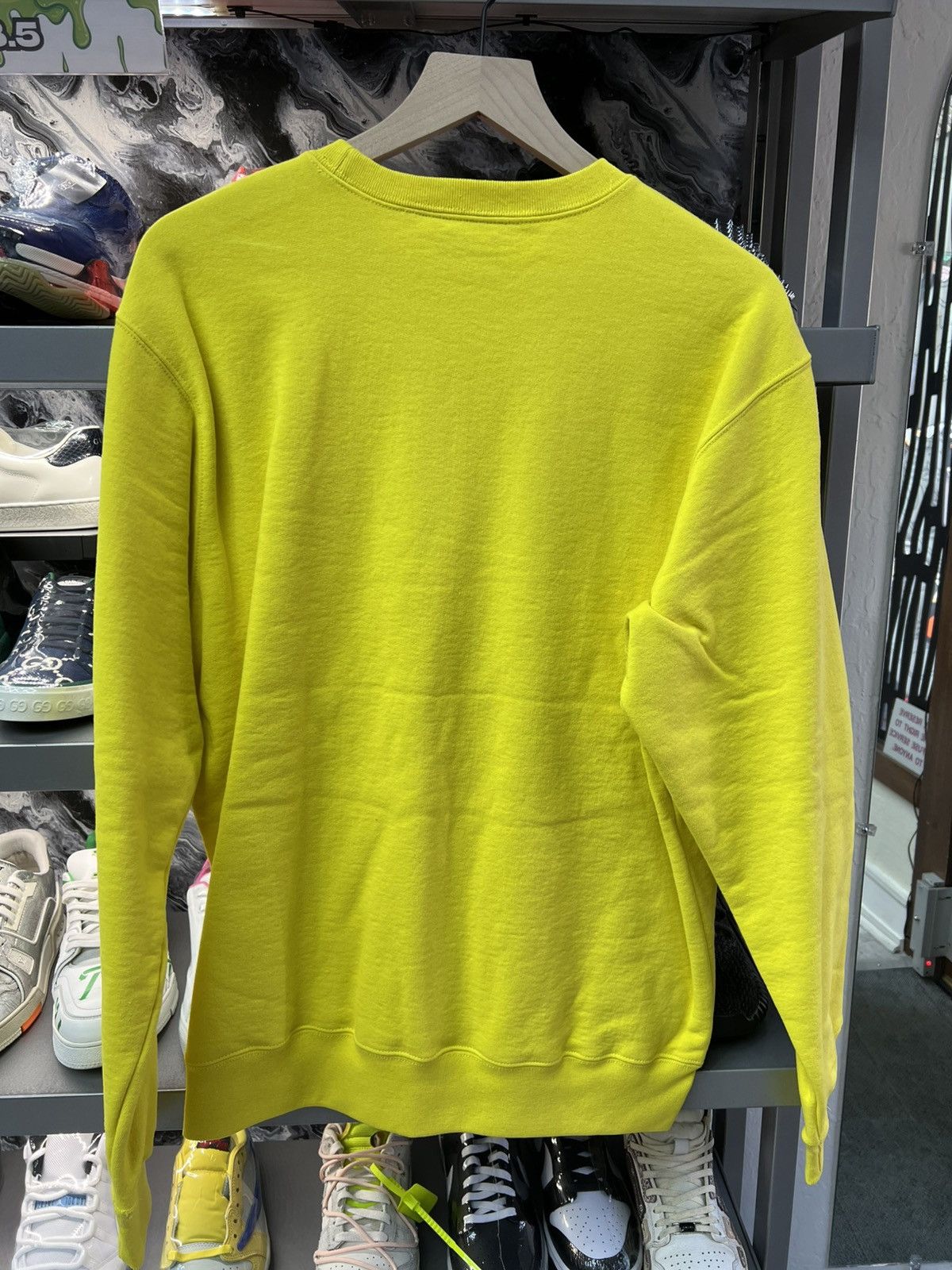 Supreme Supreme Underline Lemon Crewneck Size US L / EU 52-54 / 3 - 2 Thumbnail