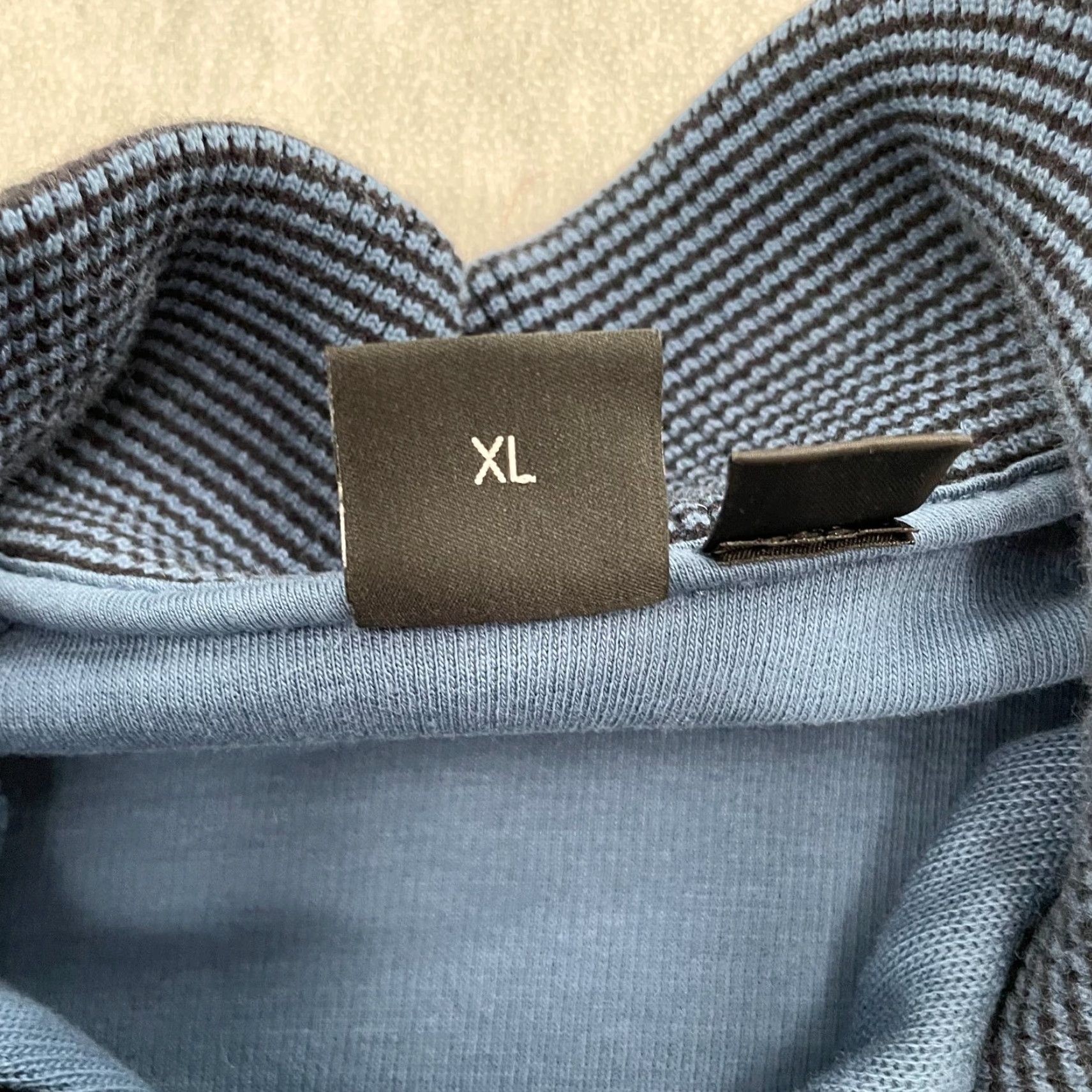 Hugo Boss HUGO BOSS Sweater Shirt Pullover Adult XL Blue 1/4 Button Logo Knit Cotton Mens XL Size US XL / EU 56 / 4 - 7 Thumbnail
