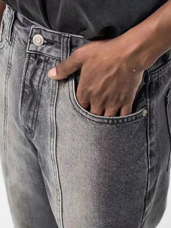 Japanese Brand VIBE High street washed retro casual bootcut baggy jeans Size US 30 / EU 46 - 4 Thumbnail