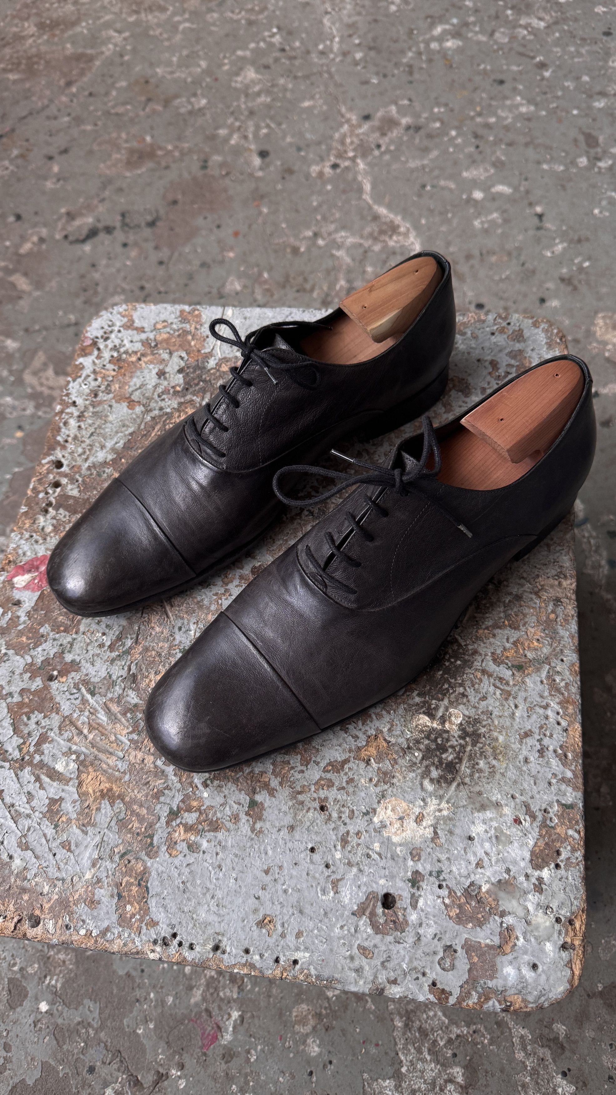 Pierre Hardy aa . KANGAROO OXFORDS . 28 CM . DARK GREY . MADE IN ITALY Size US 9.5 / EU 42-43 - 5 Thumbnail