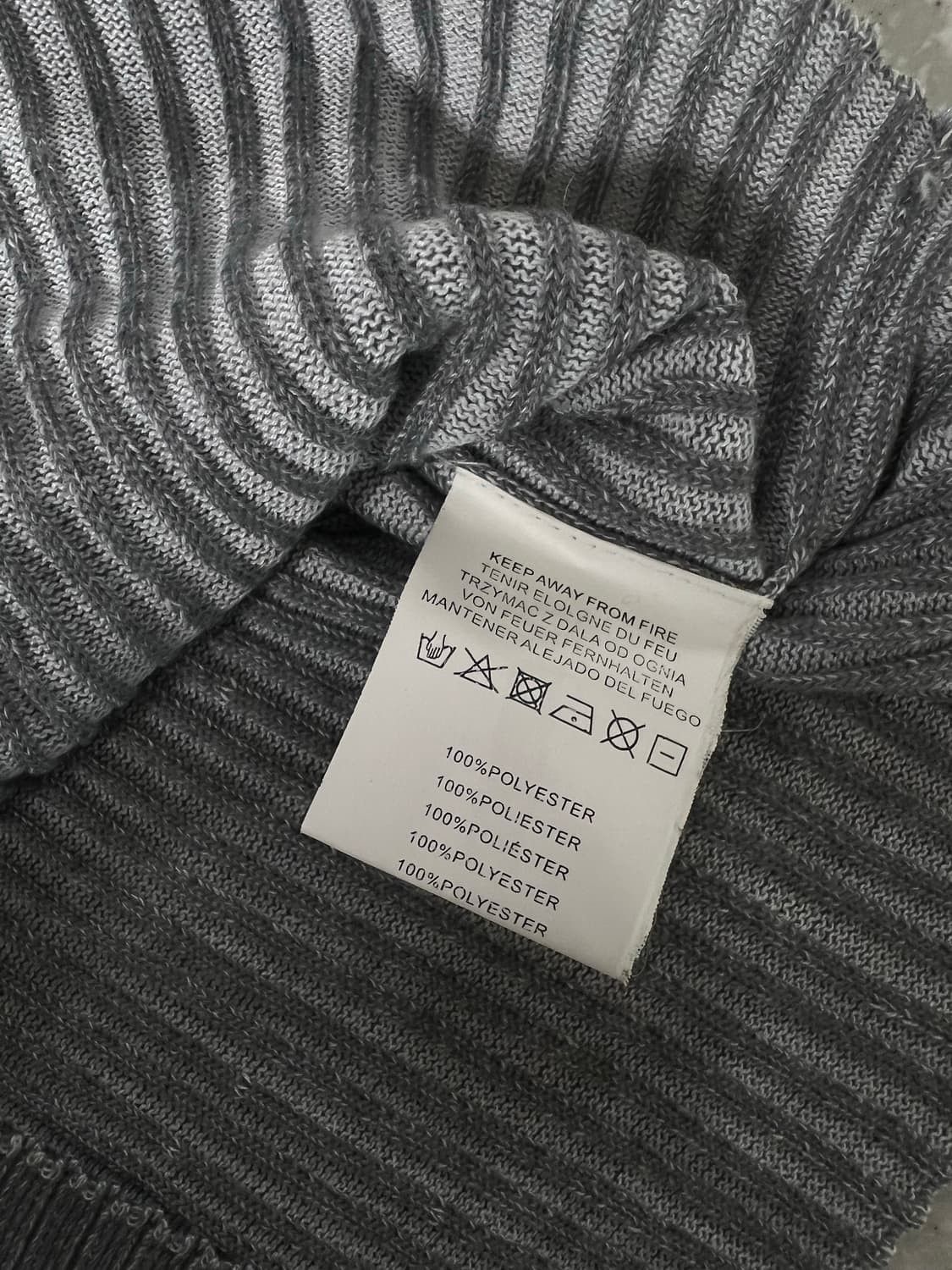 Other Motelrocks ribbed knit two-way zip-up gray Size XS / US 0-2 / IT 36-38 - 3 Thumbnail