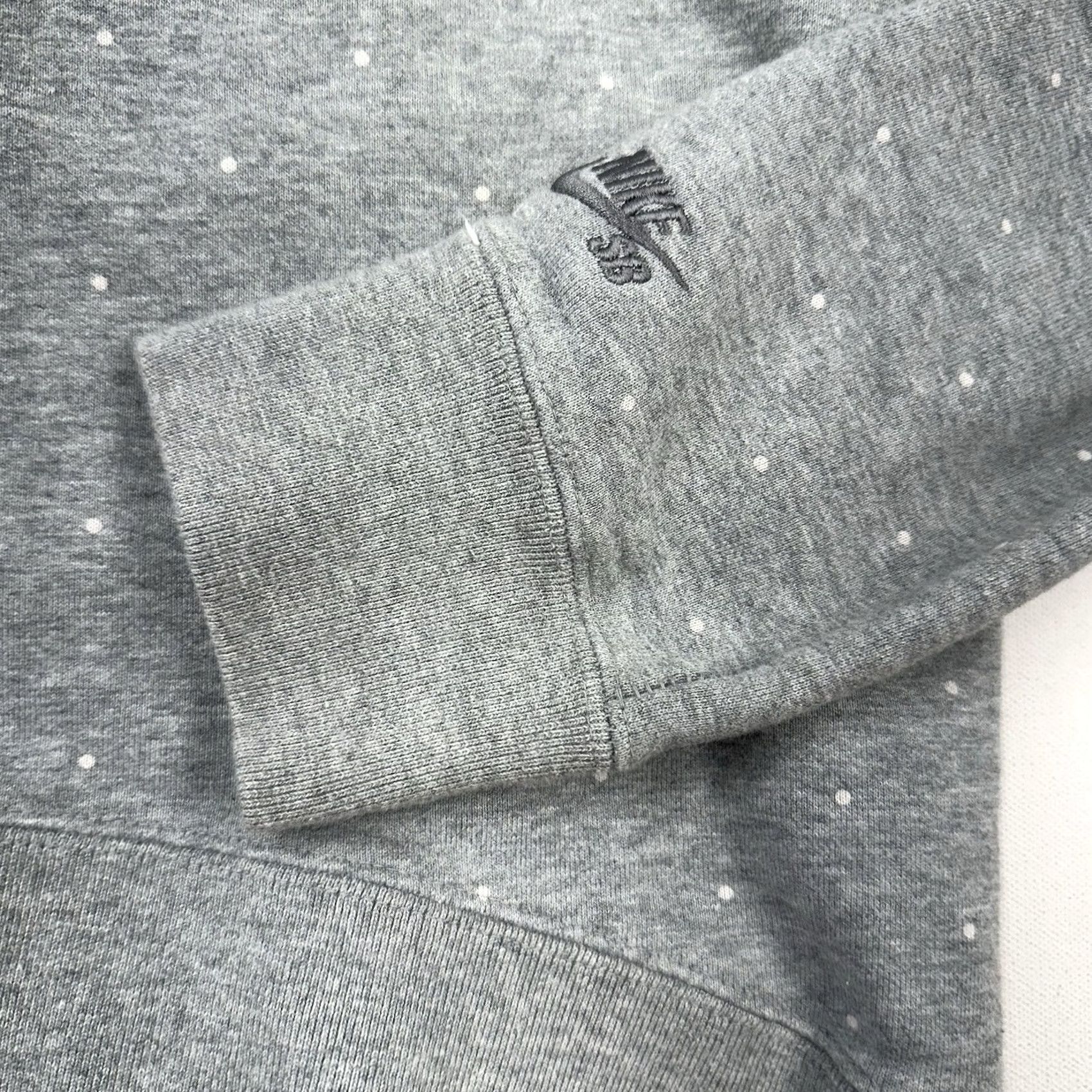 Nike Nike SB Sweatshirt Womens Large Pullover Everett Polka Dot Grunge Skater Gray Size L / US 10 / IT 46 - 4 Thumbnail