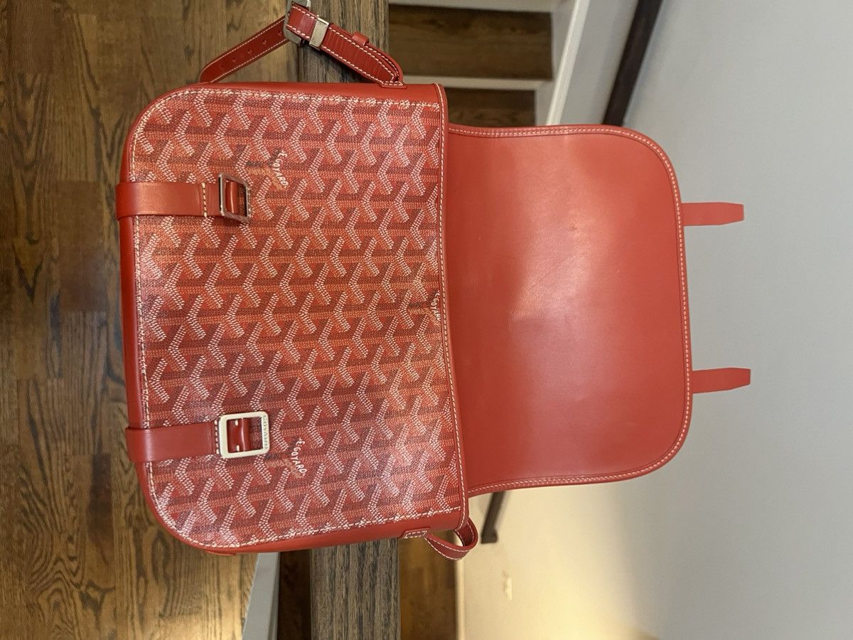 Goyard goyard Belvedere MM PM red tote messenger bag (RARE) | Grailed