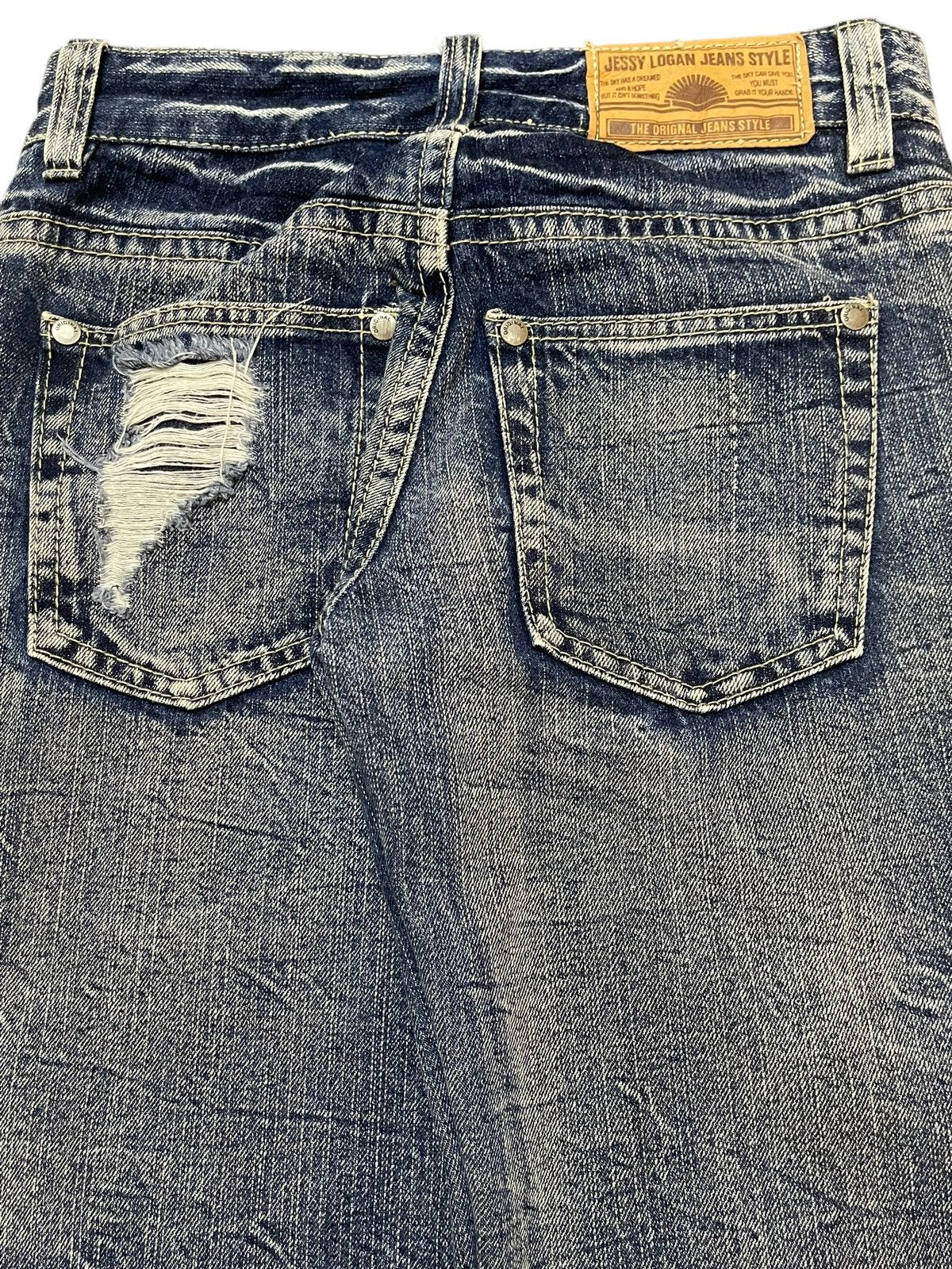 Kapital Vintage Japanese Brand Blue Wash Distressed Style Jeans Size US 28 / EU 44 - 6 Thumbnail