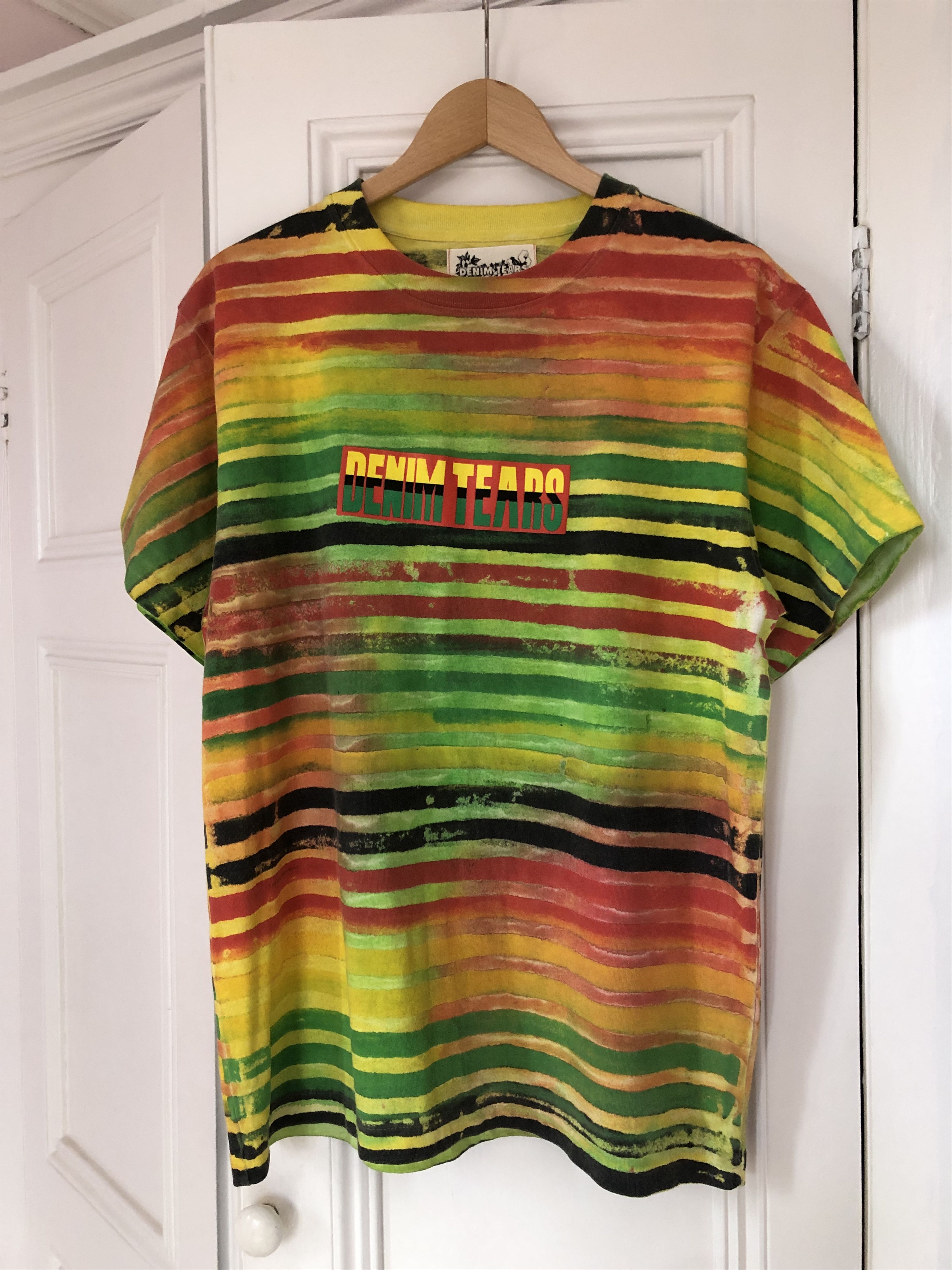 image of Denim Tears Windrush Empire Tee, Men's (Size Small)