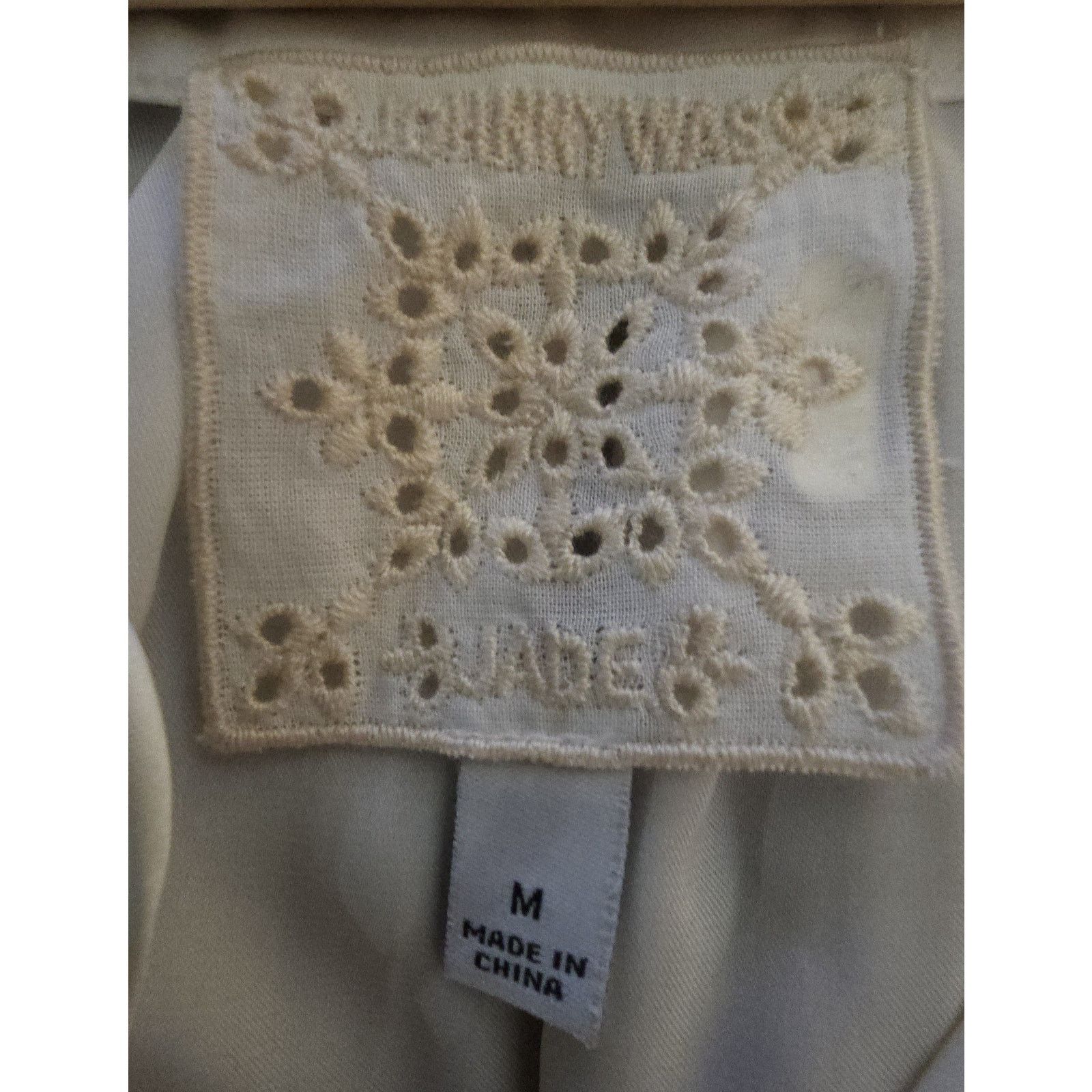 Johnny Was JOHNNY WAS Gemma Pleated Blouse Solid White V Neck Size M / US 6-8 / IT 42-44 - 6 Thumbnail