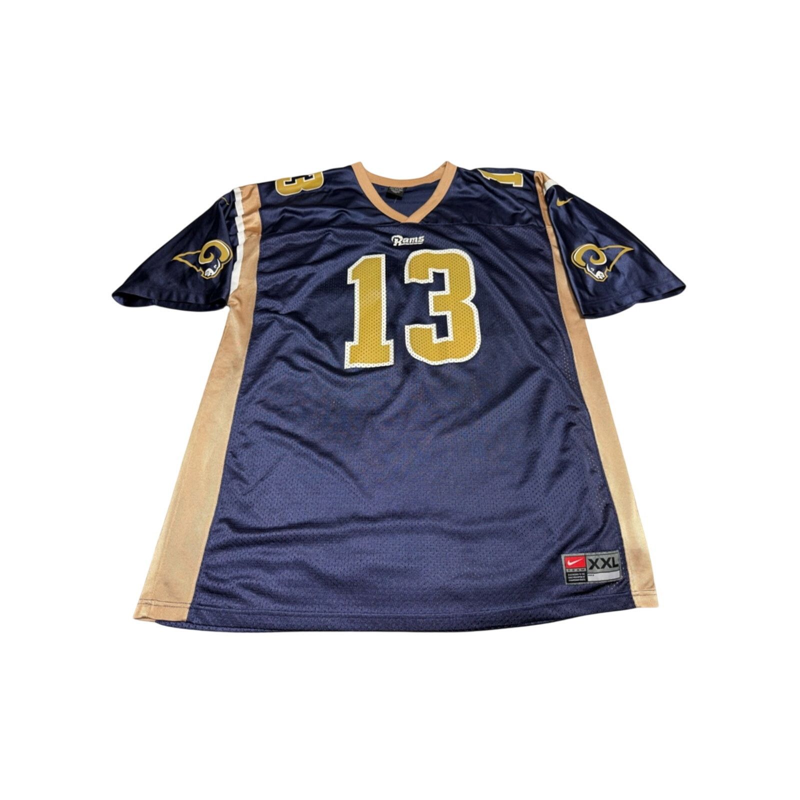 Nike Vintage Rams Jersey Mens Nike Kurt Warner #13 Nike NO FLAWS Size US XXL / EU 58 / 5 - 1 Thumbnail