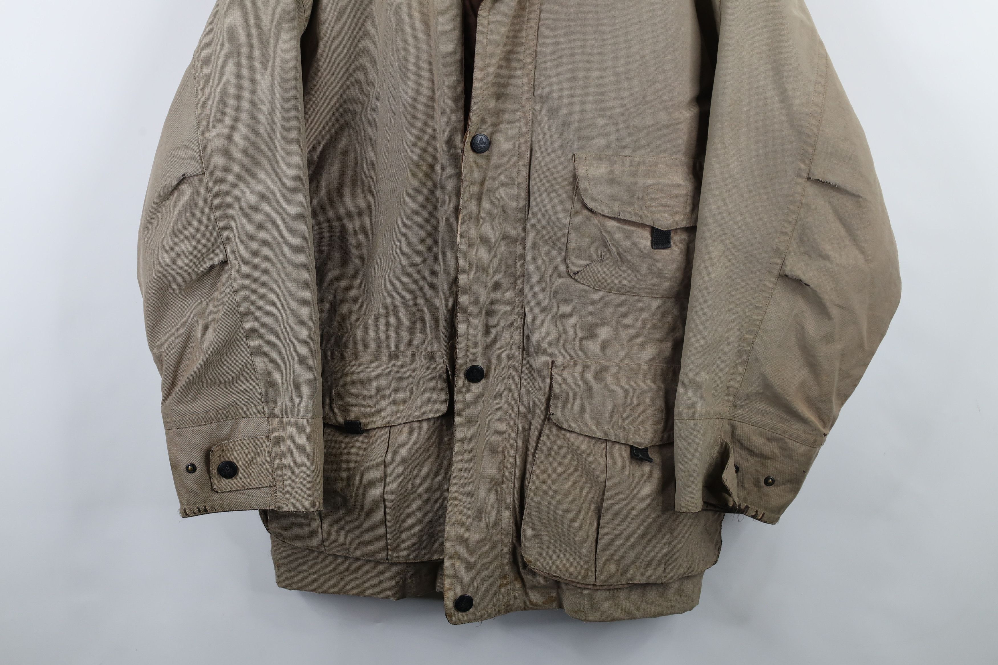 Vintage Vintage 90s Streetwear Deep Pile Fleece Lined Parka Jacket Size US M / EU 48-50 / 2 - 3 Thumbnail