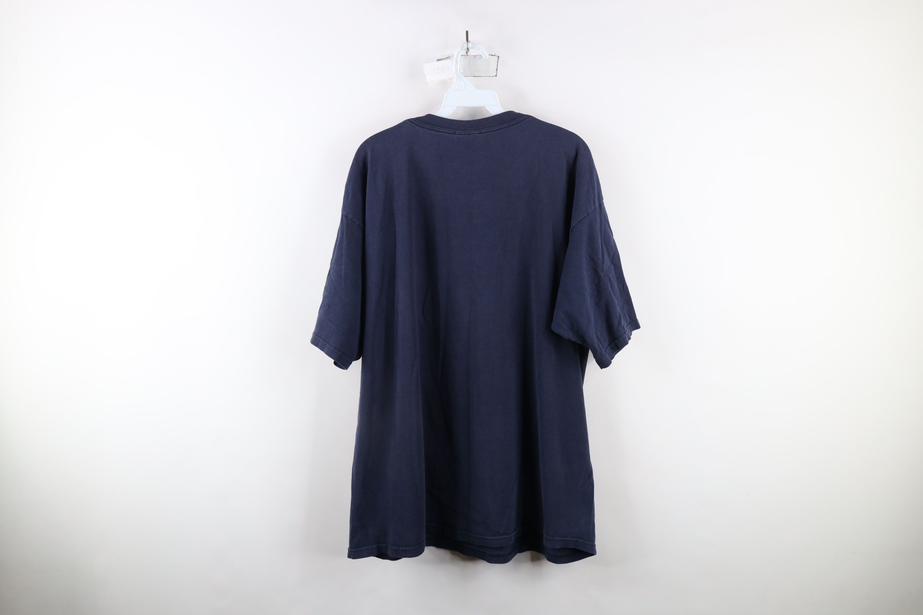 Vintage Vintage 90s Out Notre Dame University T-Shirt Blue Cotton Size US XL / EU 56 / 4 - 9 Thumbnail