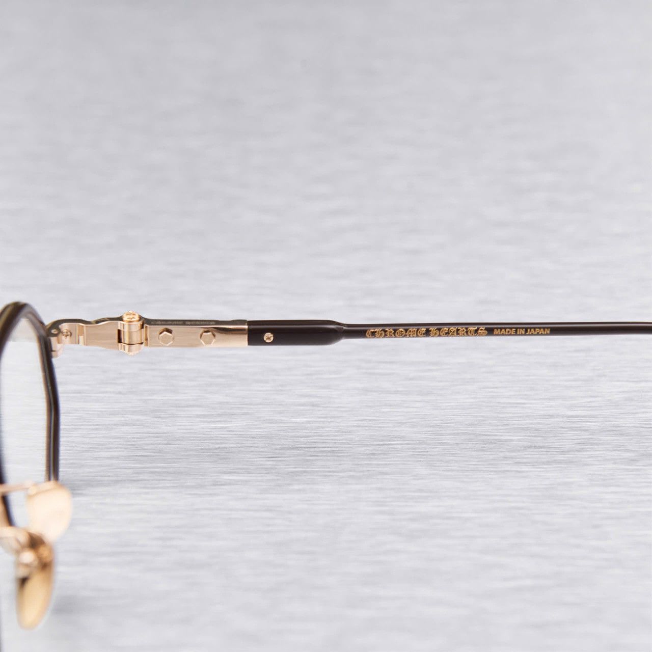 Chrome Hearts CHROME HEARTS TATTERS CLASSIC BROWN - GOLD PLATED GLASSES Size ONE SIZE - 4 Thumbnail
