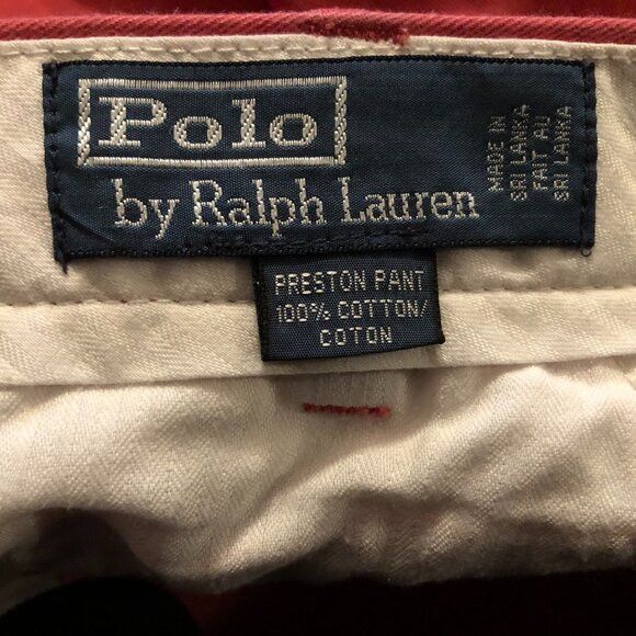Polo Ralph Lauren polo Ralph Lauren men's 100%cotton casual pants size: 34/30 Size US 34 / EU 50 - 5 Thumbnail
