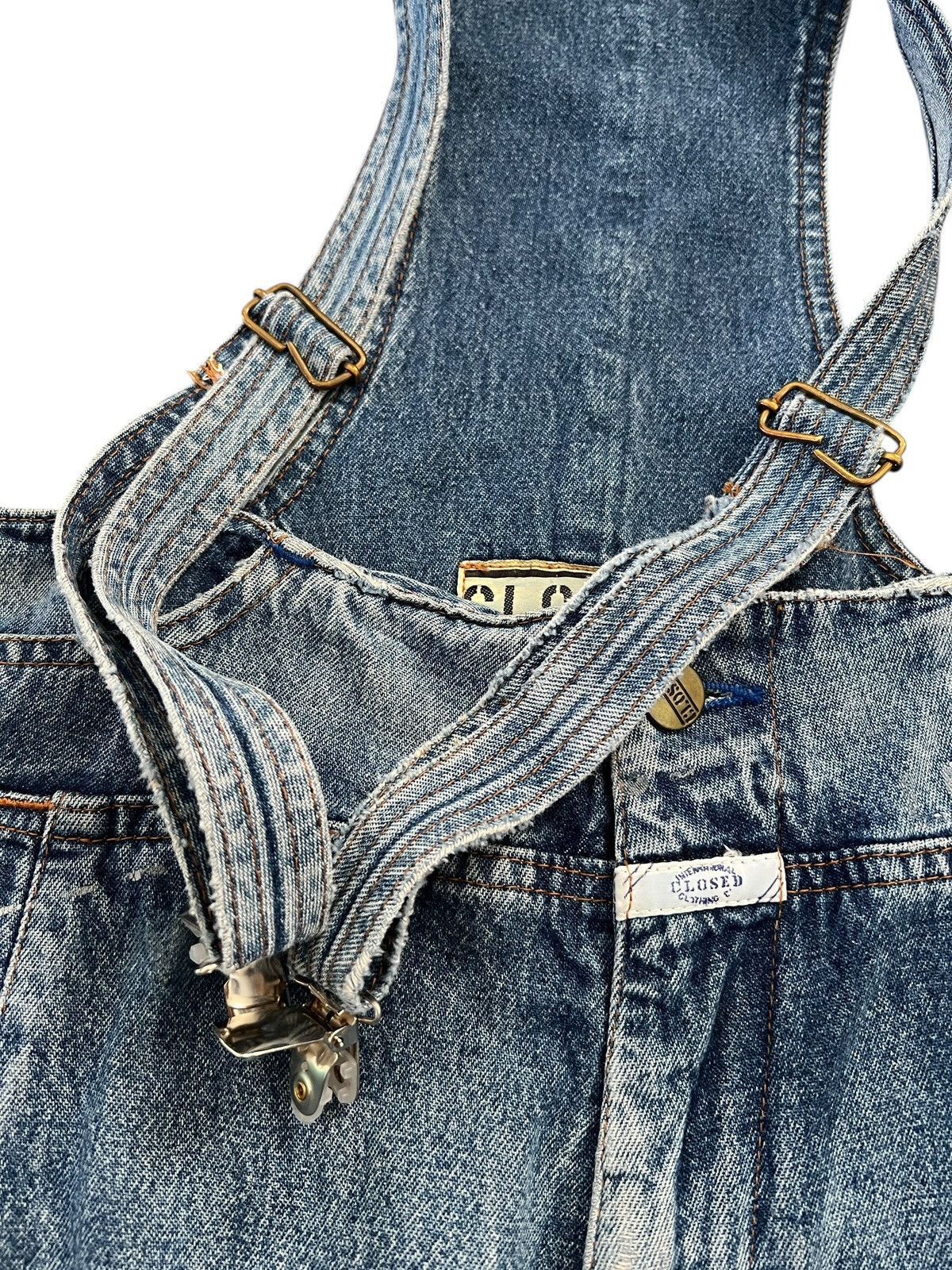 CLOSED × Marithe + Francois Girbaud 1980s Closed MFG Wide Baggy Overall Size US 34 / EU 50 - 12 Thumbnail