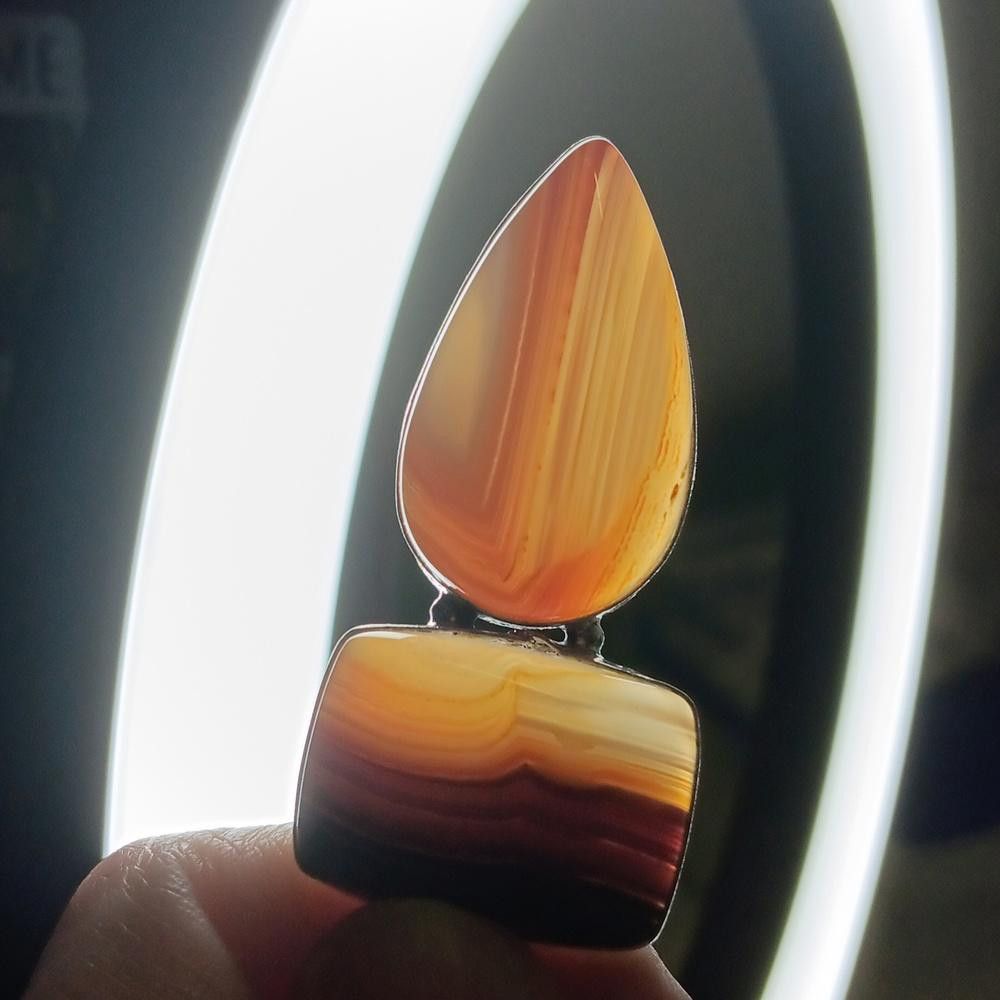 Designer Sardonyx gemstone pendant necklace Size ONE SIZE - 6 Thumbnail