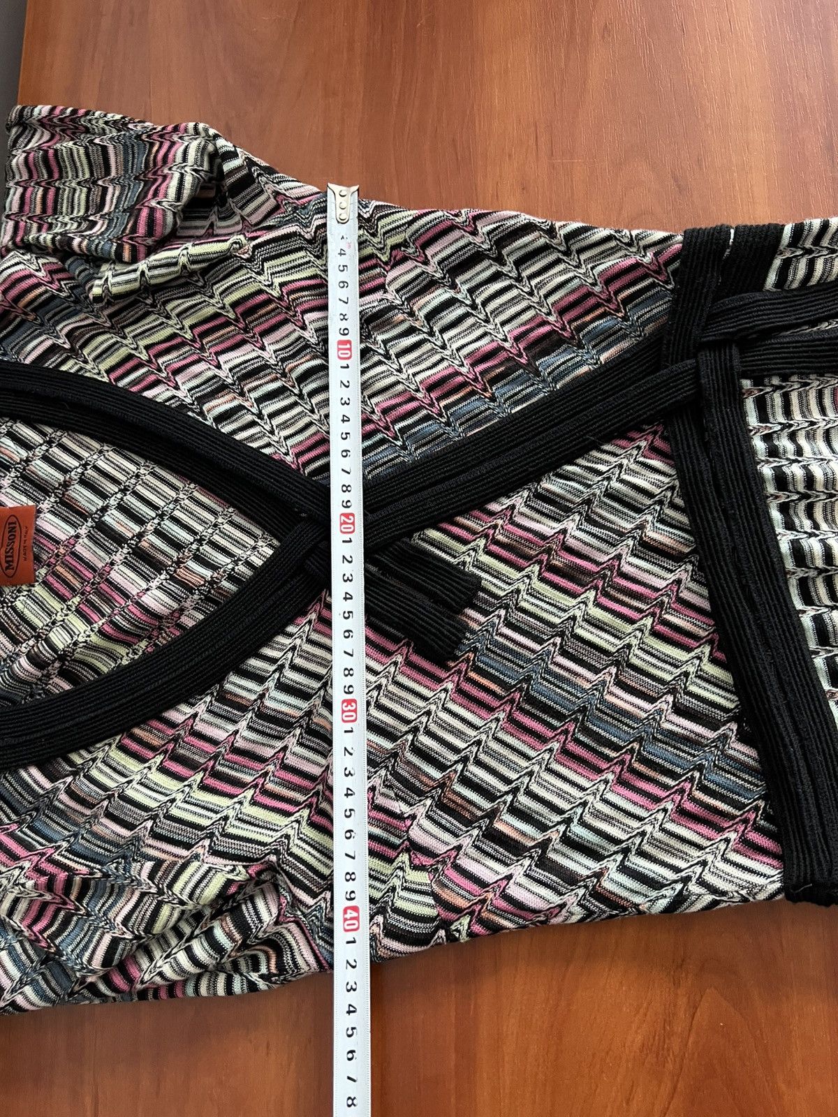 Missoni MISSONI WRAP KNIT ZIGZAG DRESS BLEND WOOL SLEEVE SIZE IT 42 Size M / US 6-8 / IT 42-44 - 19 Thumbnail
