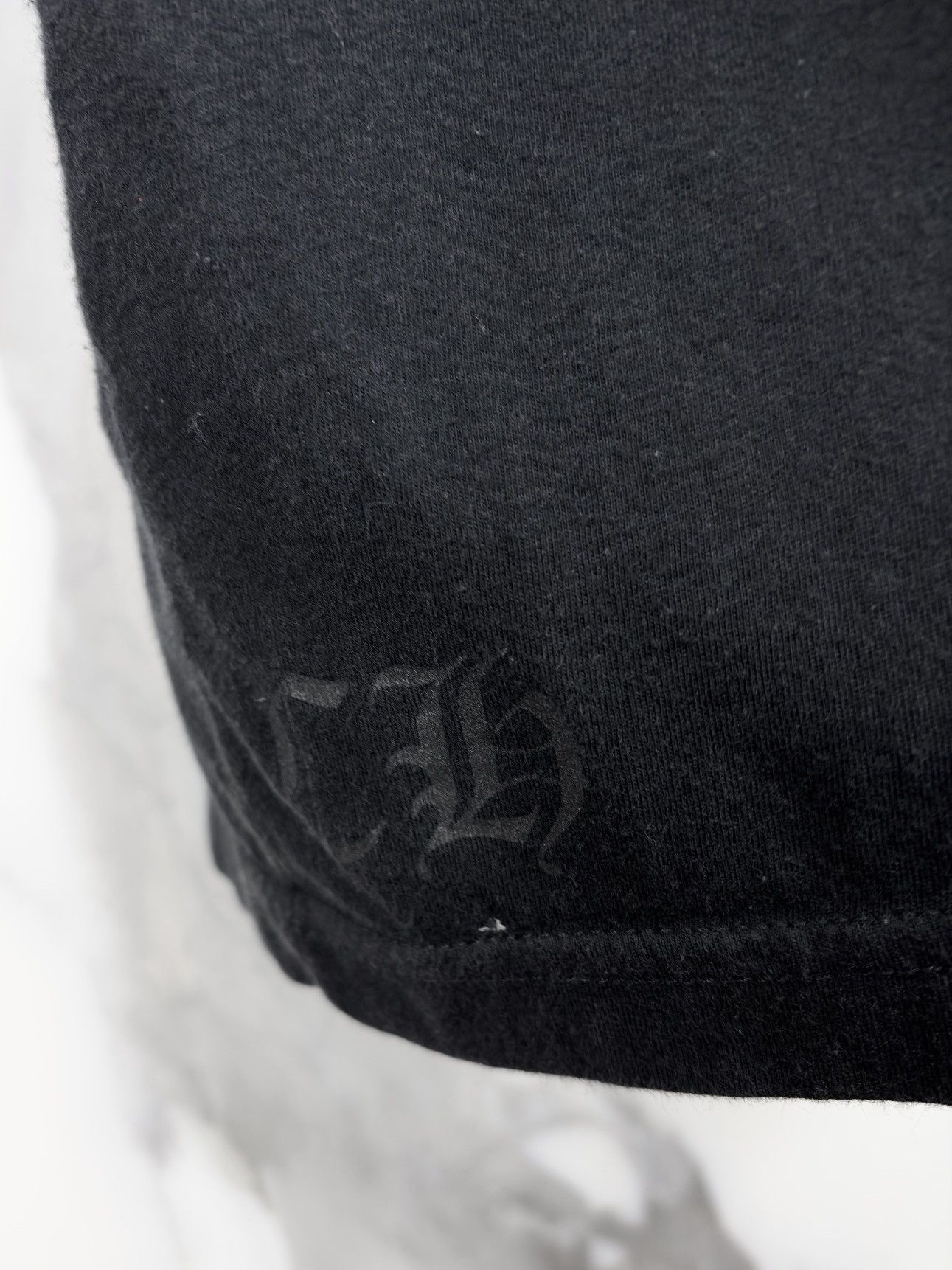 Chrome Hearts Chrome Hearts Eye Chart Scroll Logo Pocket Tshirt Black Size US L / EU 52-54 / 3 - 7 Thumbnail