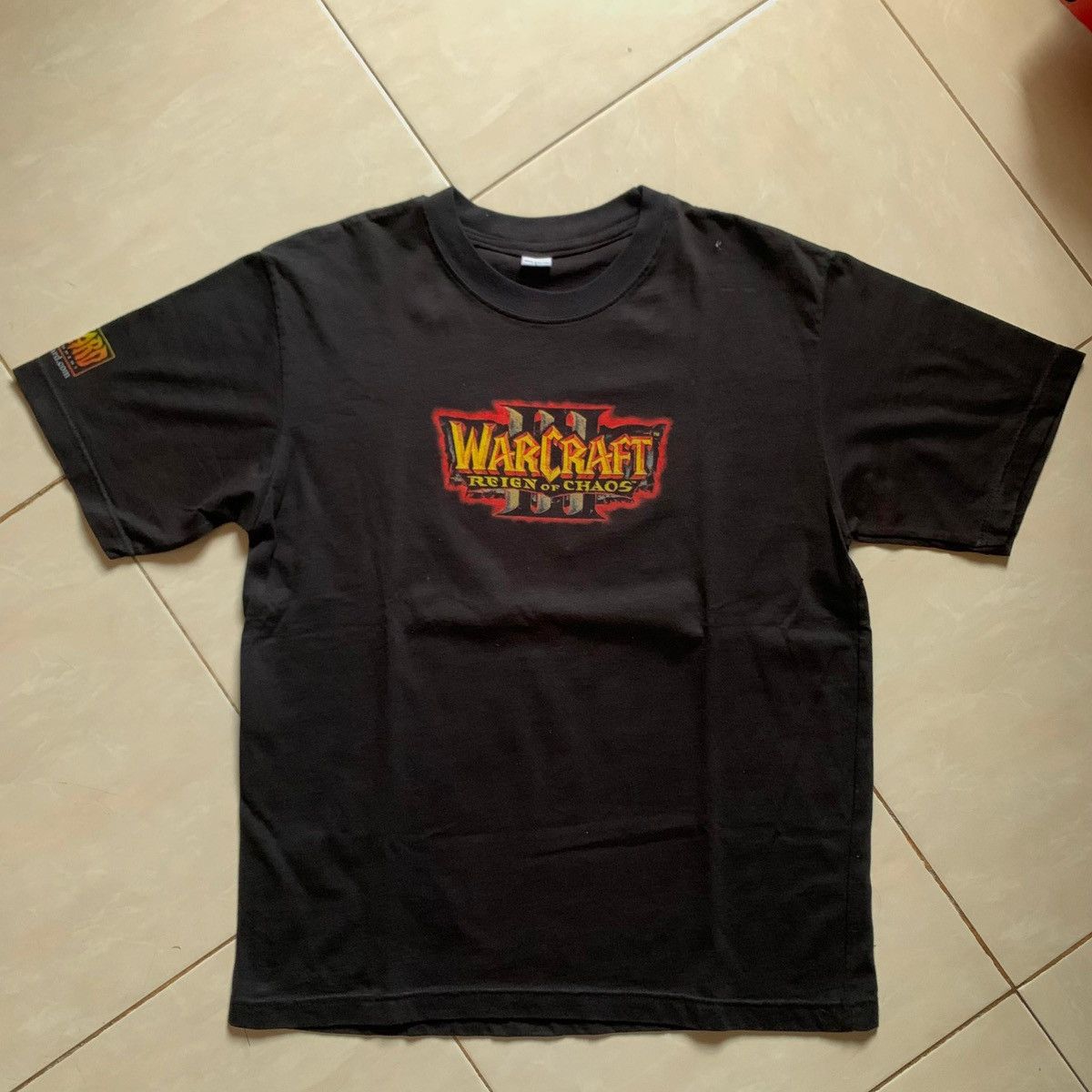 Vintage 🔥VINTAGE🔥 Warcraft reign of chaos game shirt moba Rare item Size US L / EU 52-54 / 3 - 1 Thumbnail