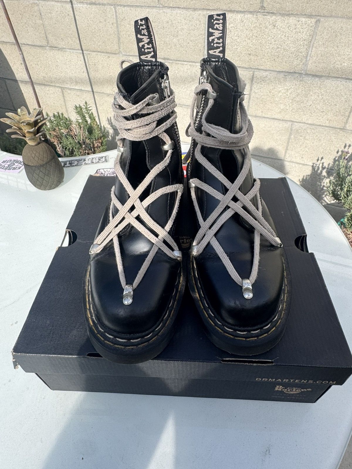 Dr. Martens × Rick Owens Rick Owen Dr martens size 9 Size US 9 / EU 42 - 4 Thumbnail