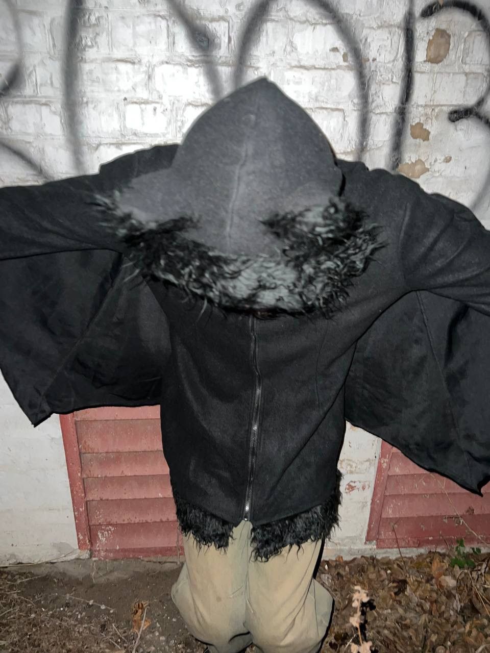 If Six Was Nine × Vintage Vintage Y2K Bat Opium Carti Style Fur Avantgarde Hysteric Ho Size US M / EU 48-50 / 2 - 3 Thumbnail