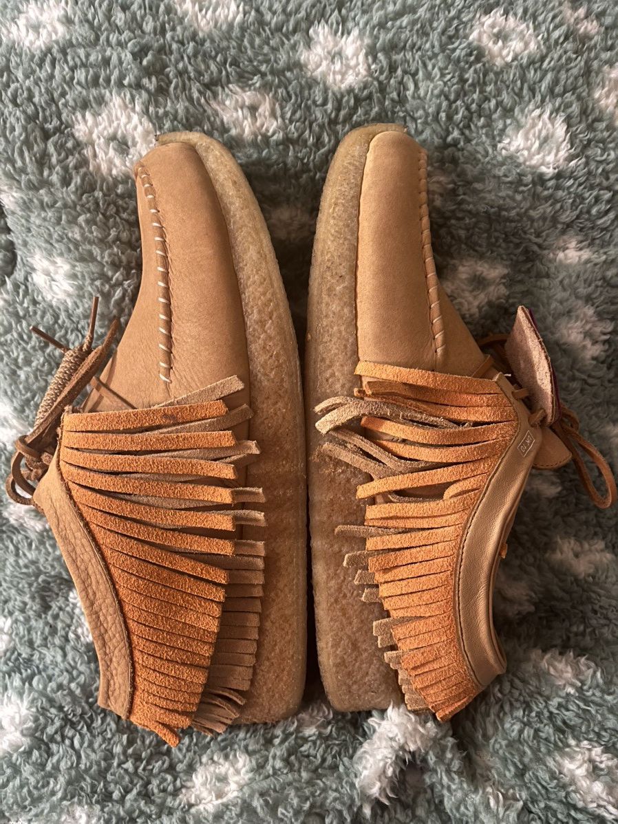 Clarks × Designer × Ronnie Fieg Clarks x Ronnie Fieg Fringle Moccasin Moc Indian mule clog Size US 11 / EU 44 - 6 Thumbnail