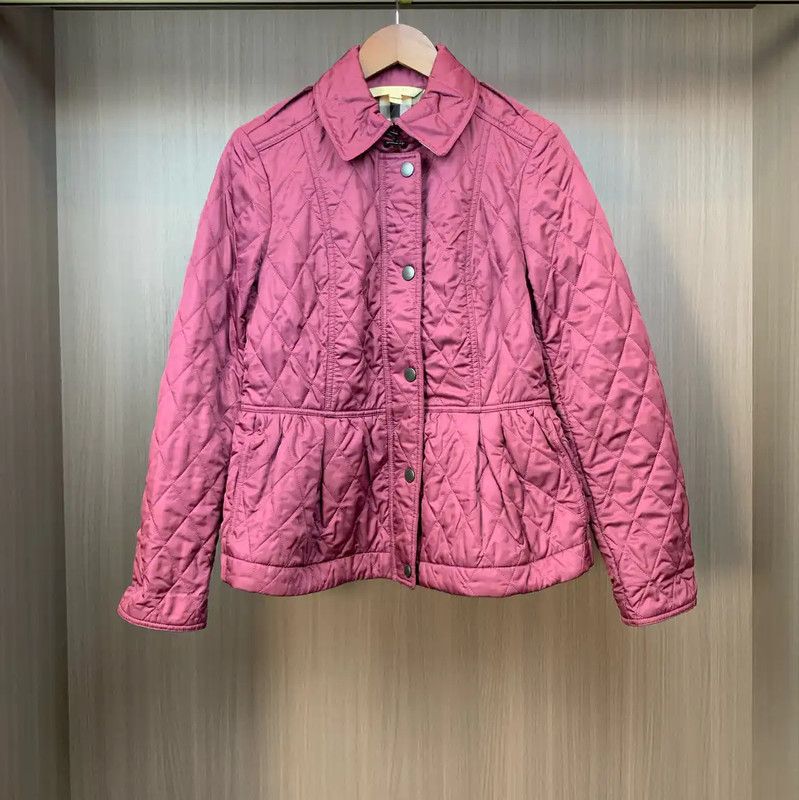 Burberry Burberry Quilted Jacket in Deep Red Size M / US 6-8 / IT 42-44 - 1 Thumbnail