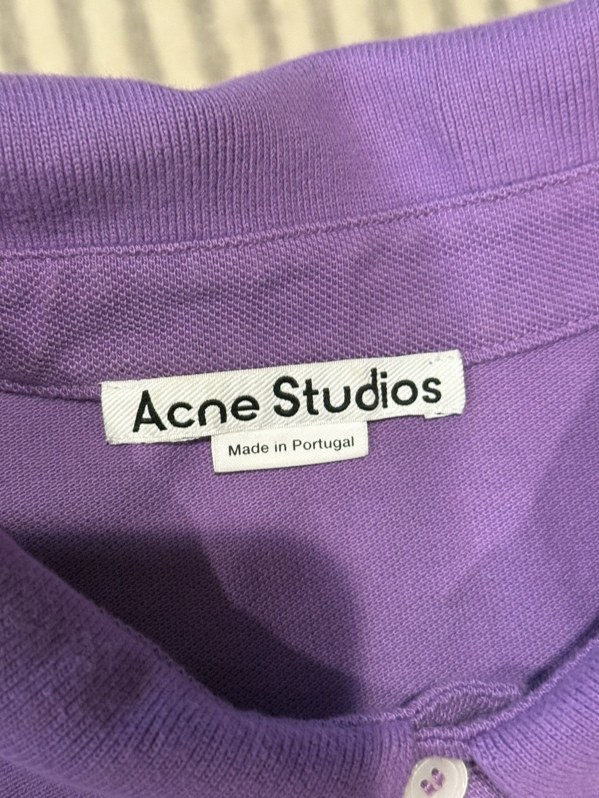 Acne Studios Acne Studios Polo T-shirt Size US L / EU 52-54 / 3 - 3 Thumbnail