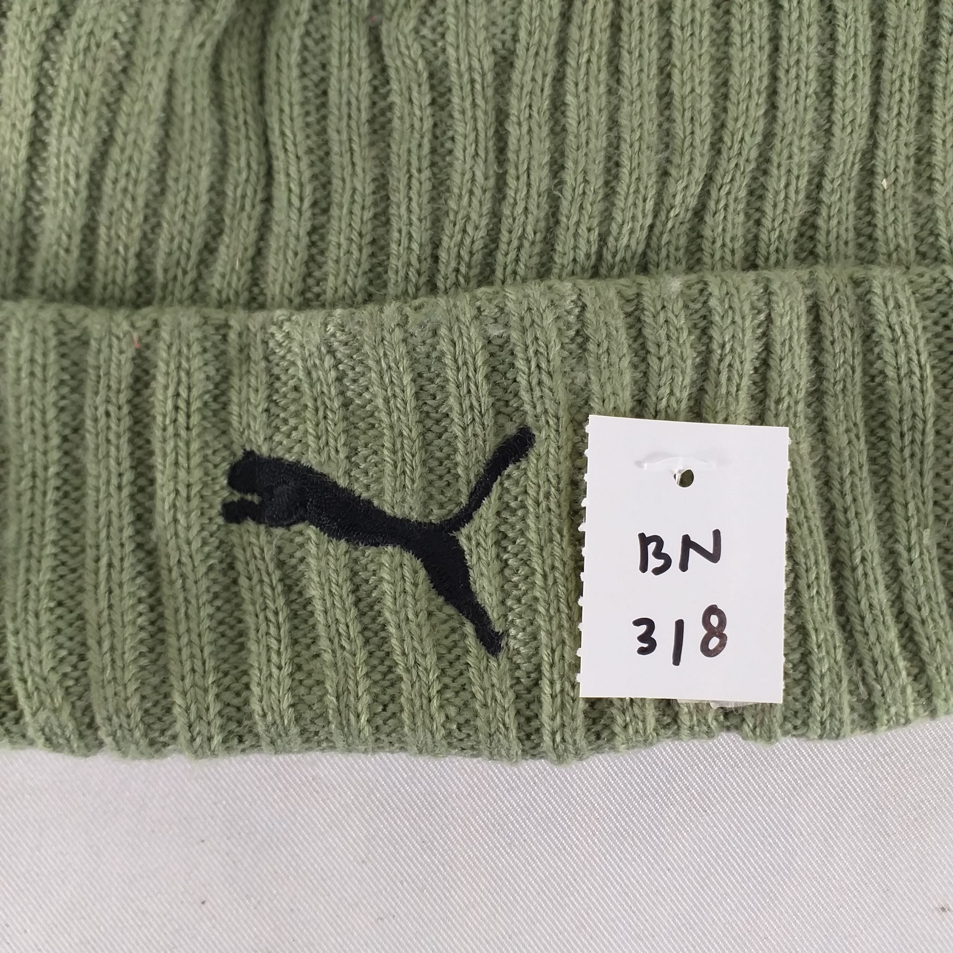 Puma Puma Logo Embroidery Snow Cap Hat Beanie -BN318 Size ONE SIZE - 4 Thumbnail