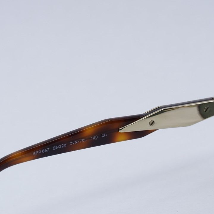 Prada Prada PR65ZS ZVN70L Sunglasses Pale Gold Oval Frame Size ONE SIZE - 7 Thumbnail