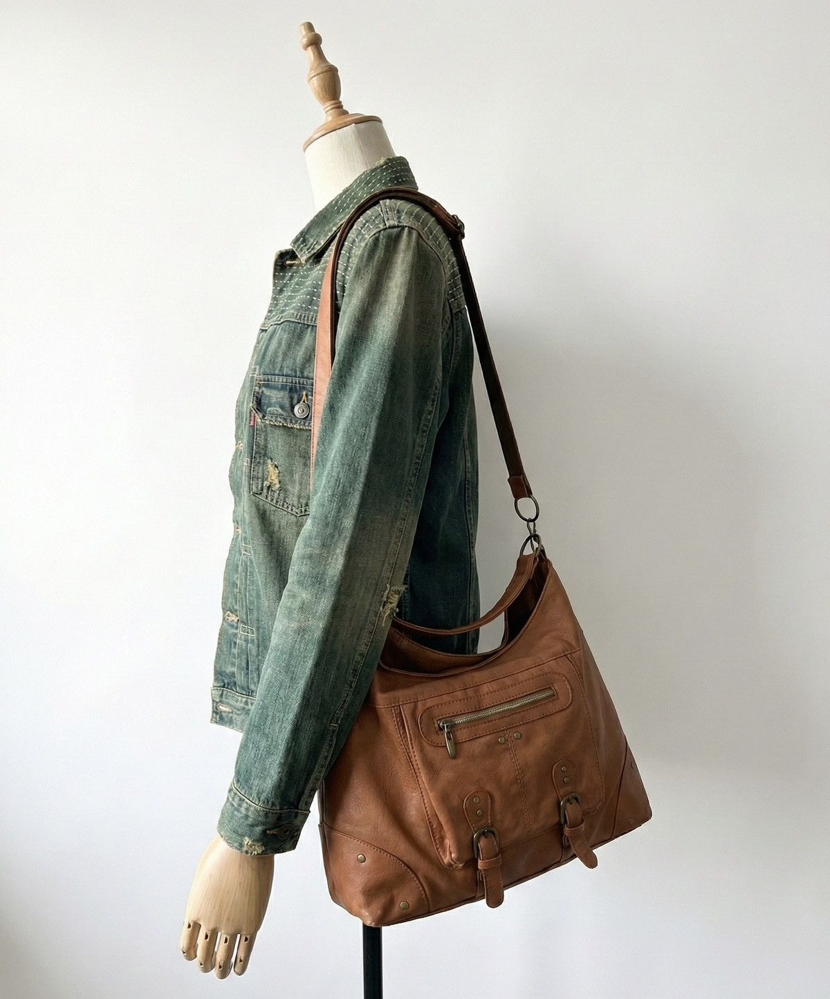KMRii KMRii Balenciaga style city bag leather Size ONE SIZE - 2 Thumbnail