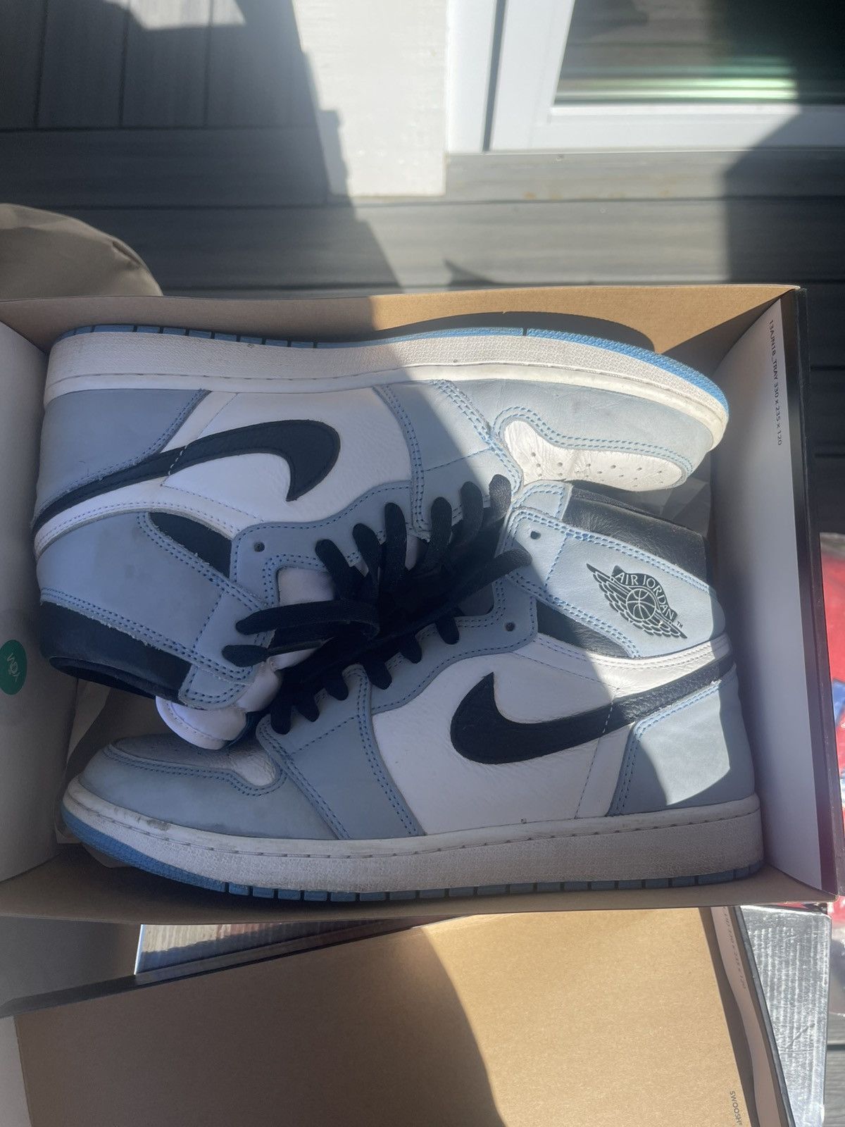 Jordan Brand × Nike Jordan 1 UNC size 12 Size US 12 / EU 45 - 4 Thumbnail